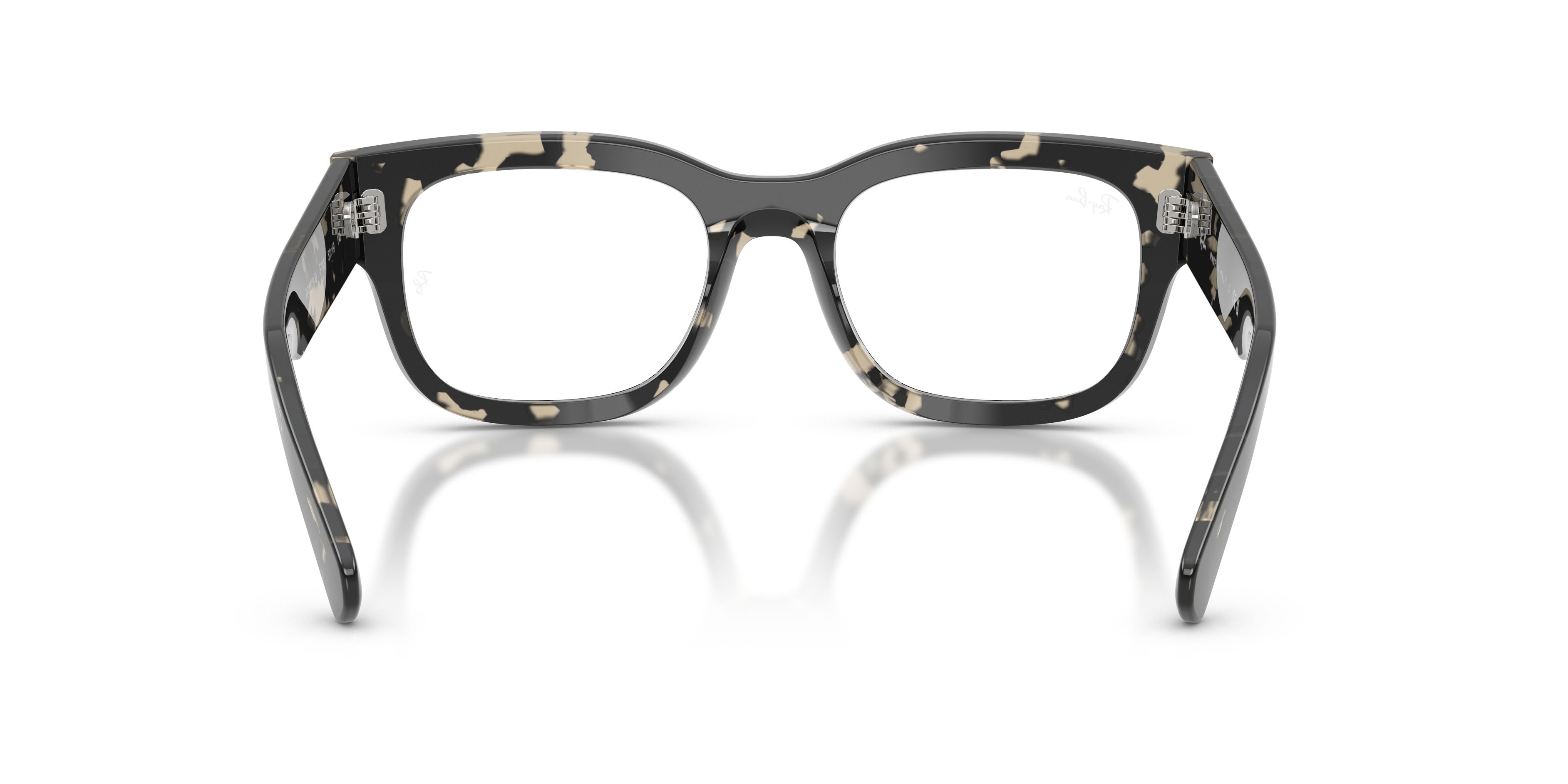 Occhiali da vista Ray-Ban Scuderia Ferrari RX 5528M (F703) - RB 5528M F703 colore havana grigio forma quadrato lenti lente demo