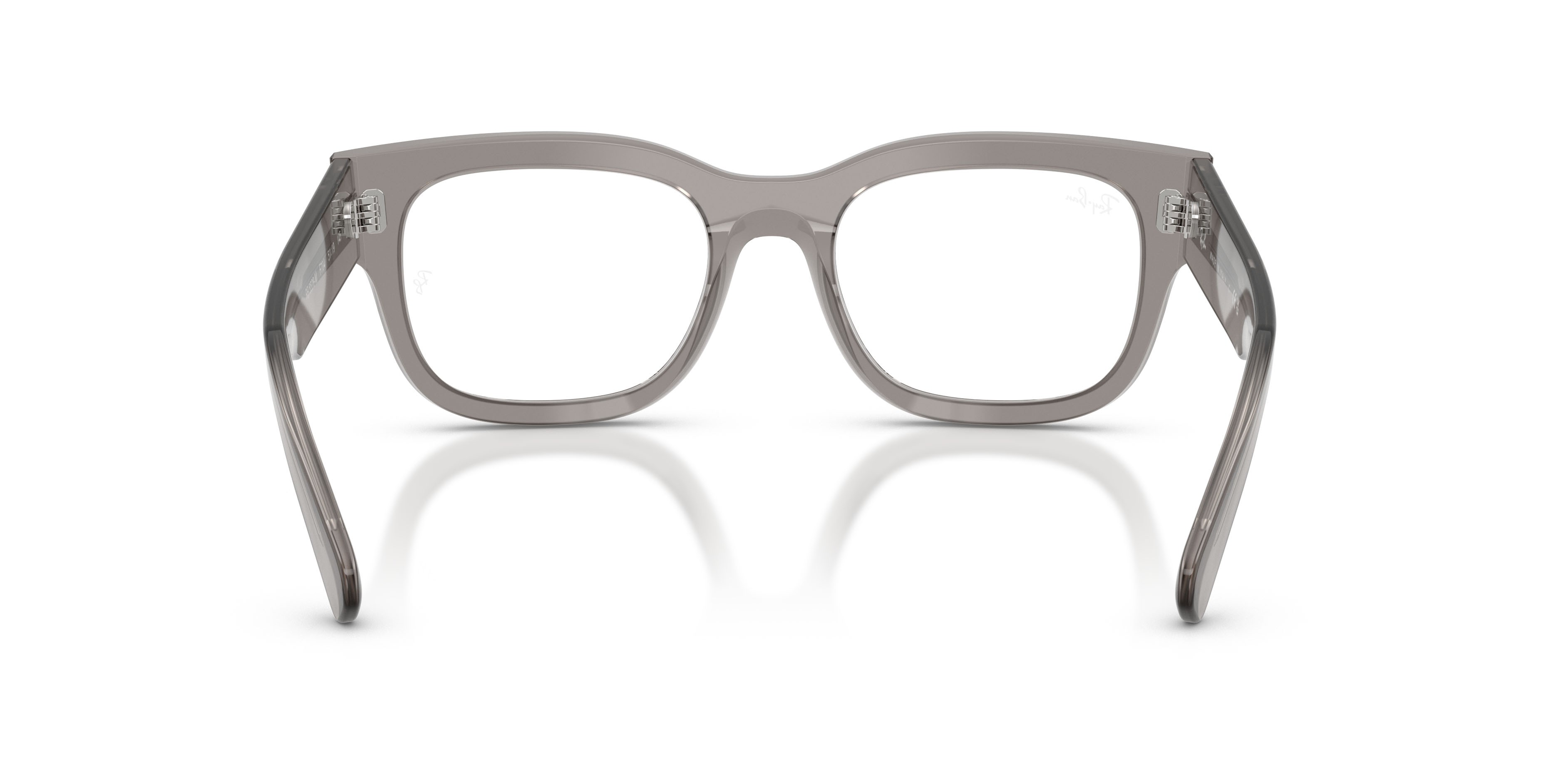 Occhiali da vista Ray-Ban Scuderia Ferrari RX 5528M (F704) - RB 5528M F704 colore grigio trasparente forma quadrato lenti lente demo