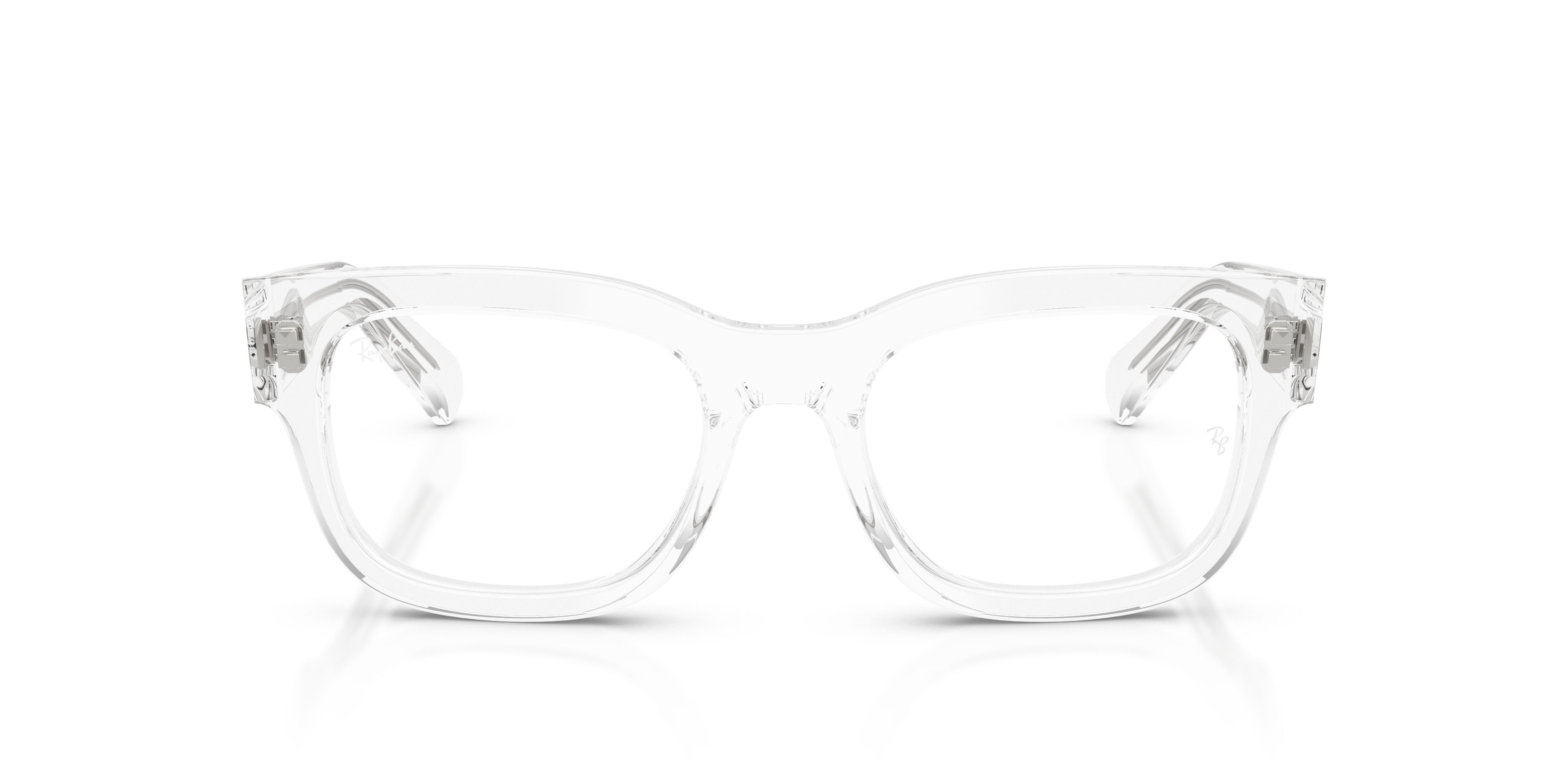 Occhiali da vista Ray-Ban Scuderia Ferrari RX 5528M (F706) - RB 5528M F706 colore trasparente forma quadrato lenti lente demo