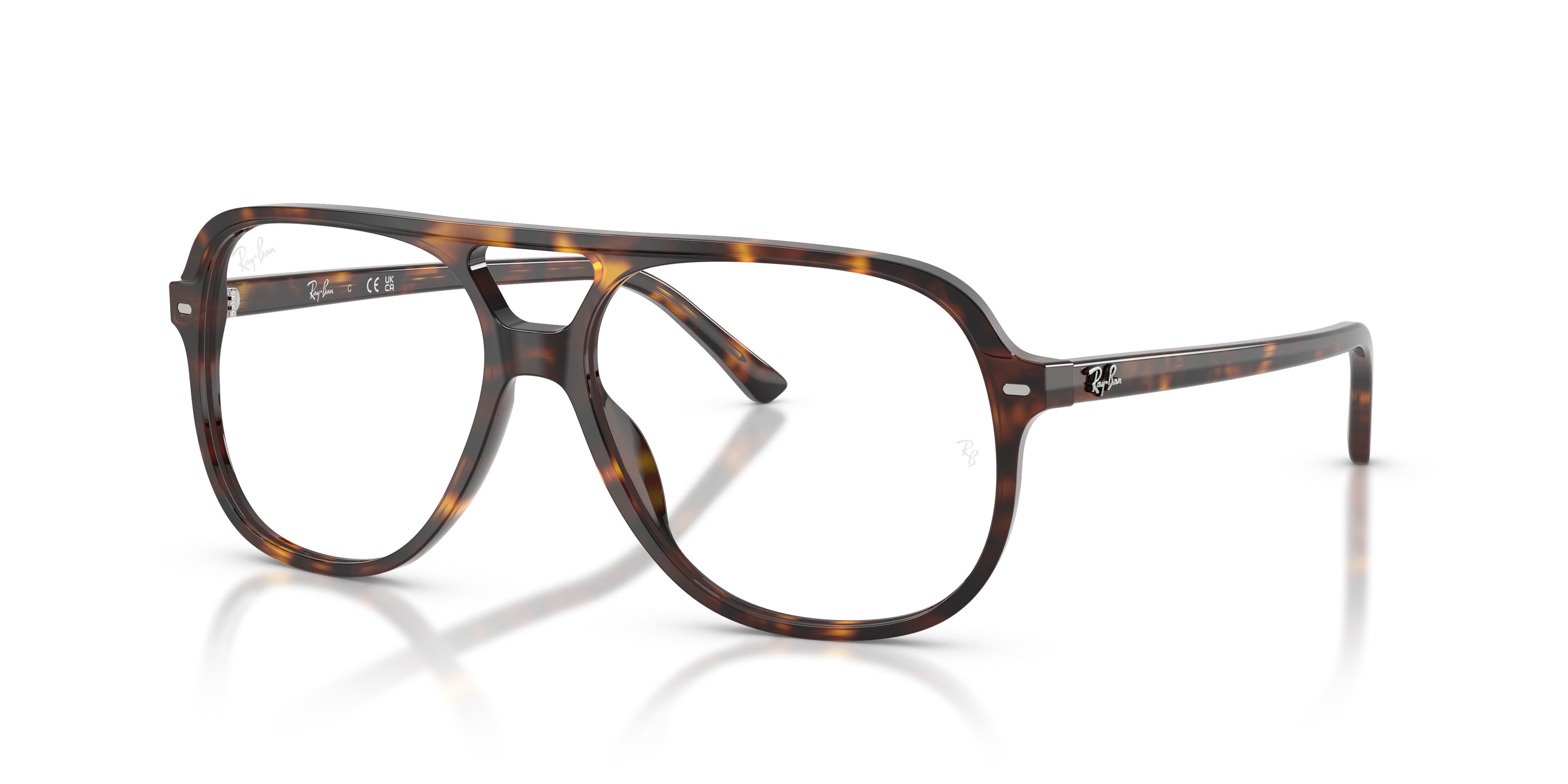Occhiali da vista Ray-Ban RX 5698 (2012) - RB 5698 2012 colore havana forma quadrato lenti trasparente