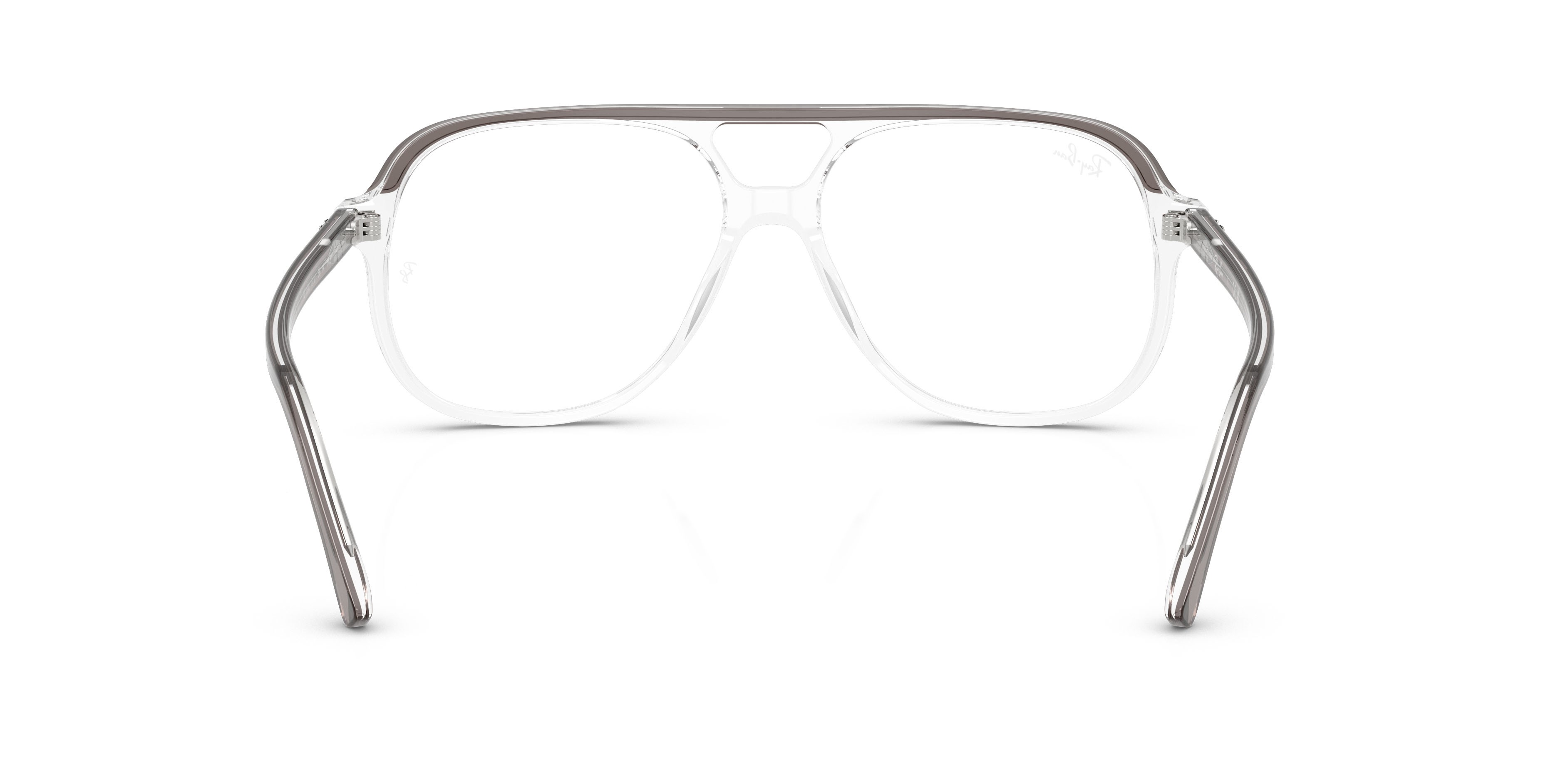 Occhiali da vista Ray-Ban RX 5698 (8111) - RB 5698 8111 colore grigio trasparente forma quadrato lenti trasparente