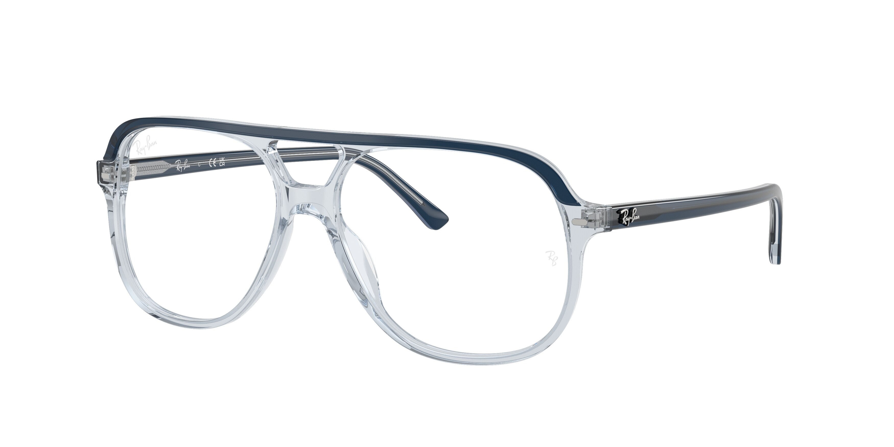 Occhiali da vista Ray-Ban RX 5698 (8324) - RB 5698 8324 colore nero/trasparente forma quadrato lenti trasparente
