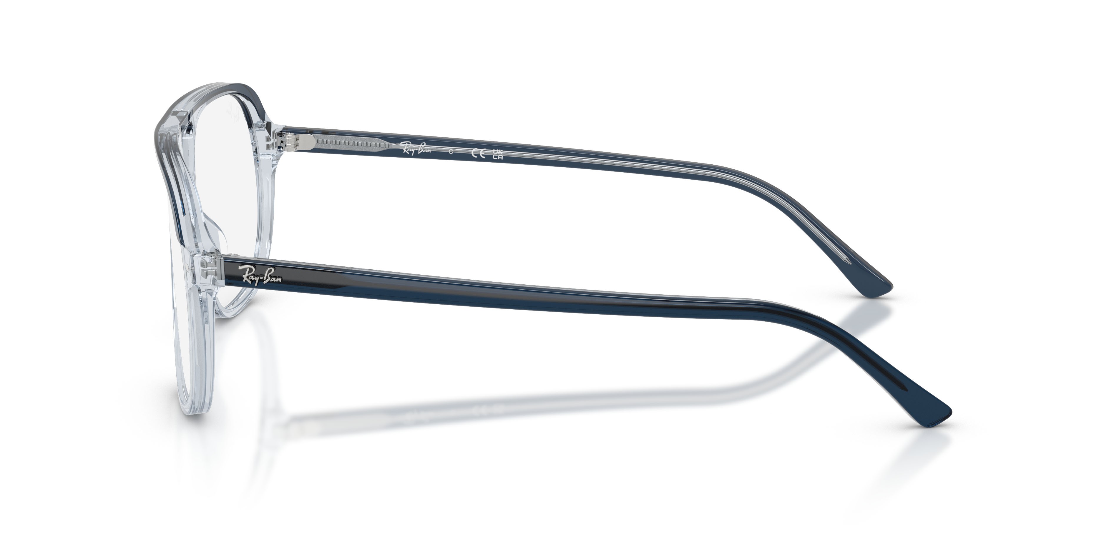 Occhiali da vista Ray-Ban RX 5698 (8324) - RB 5698 8324 colore nero/trasparente forma quadrato lenti trasparente
