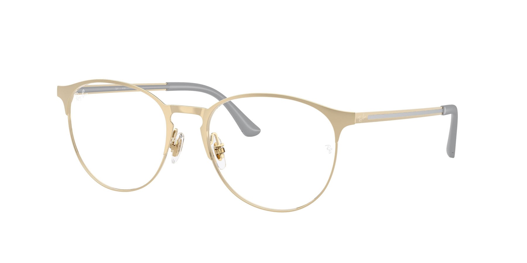 Eyeglasses Ray-Ban RX 6375 (2993) - RB 6375 2993 color oro pallido shape pantos lenses trasparente