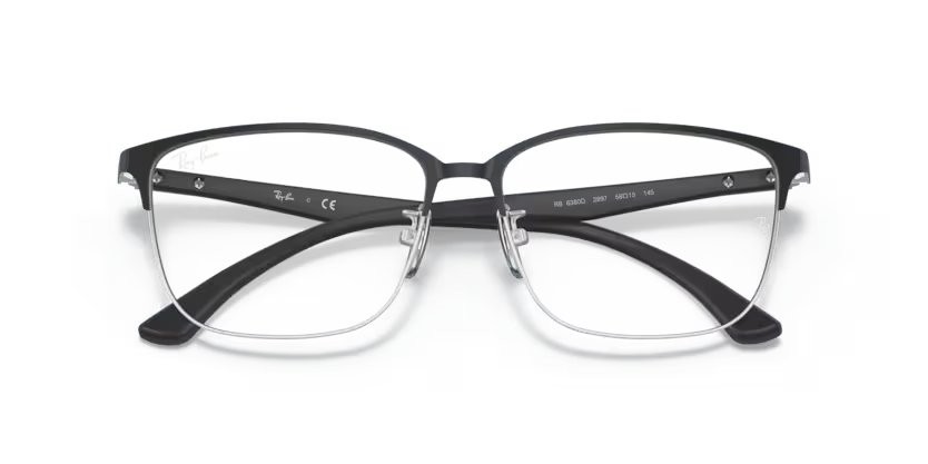 Brillen Ray-Ban RX 6380D (2897) - RB 6380D 2897 farbe nero form quadratisch gläser lente demo