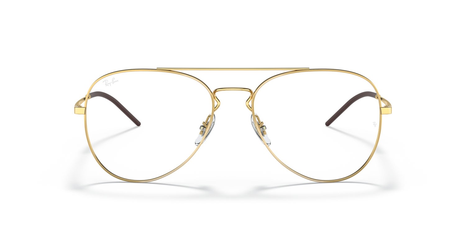 Brillen Ray-Ban RX 6413 (2500) - RB 6413 2500 farbe oro arista form aviator gläser trasparente