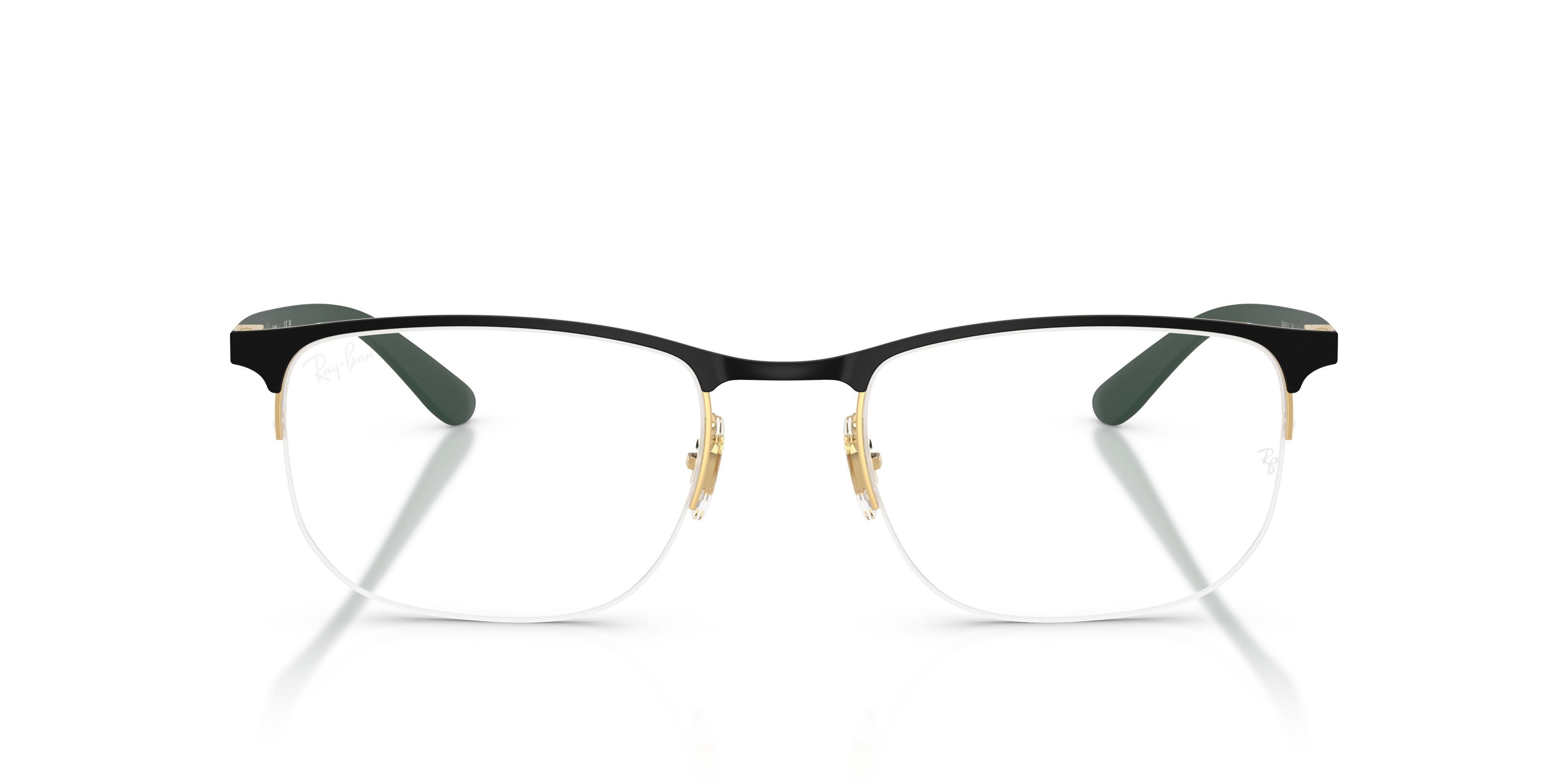 Eyeglasses Ray-Ban RX 6513 (2994) - RB 6513 2994 color nero e oro shape irregular lenses trasparente