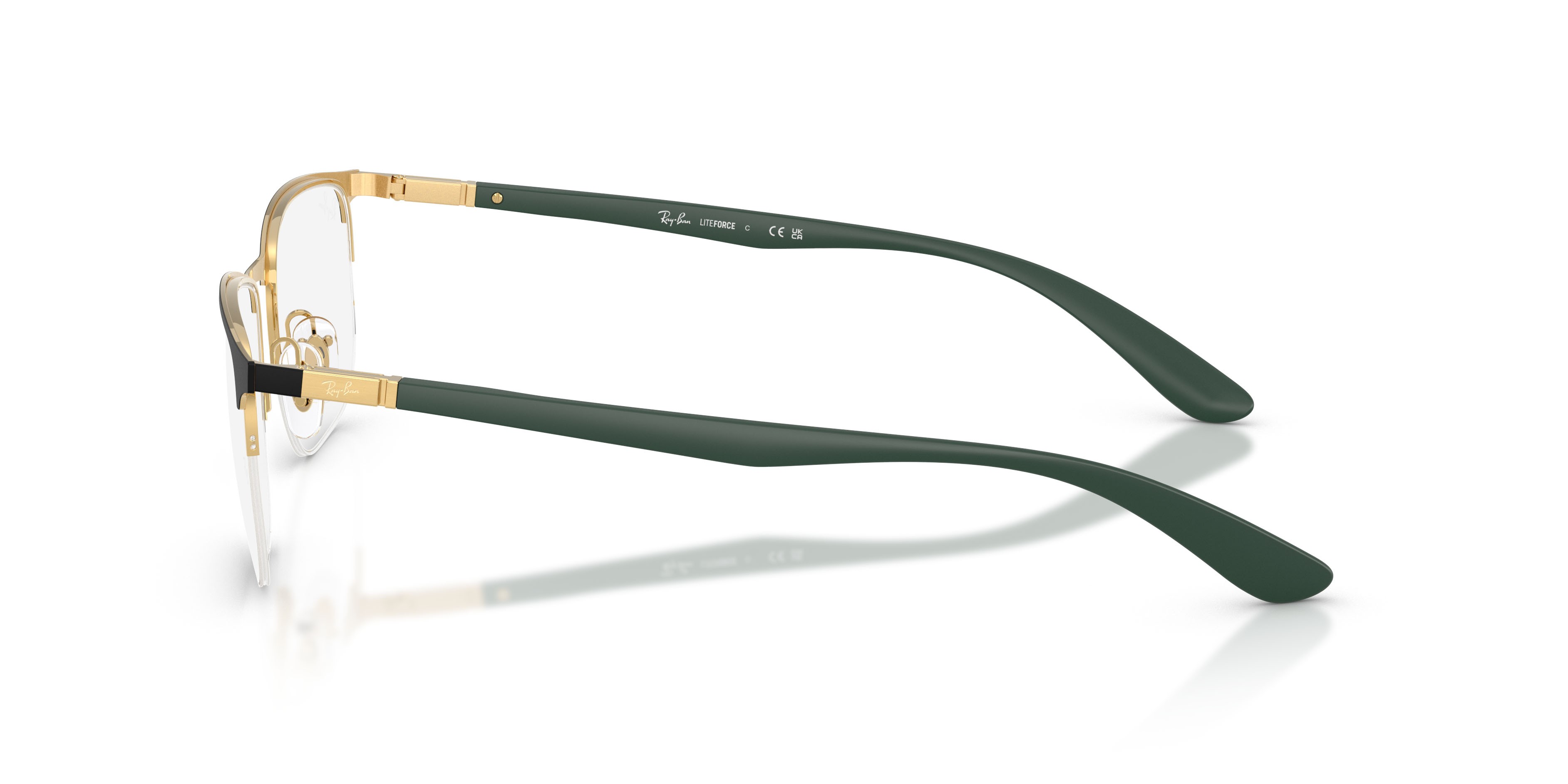 Eyeglasses Ray-Ban RX 6513 (2994) - RB 6513 2994 color nero e oro shape irregular lenses trasparente