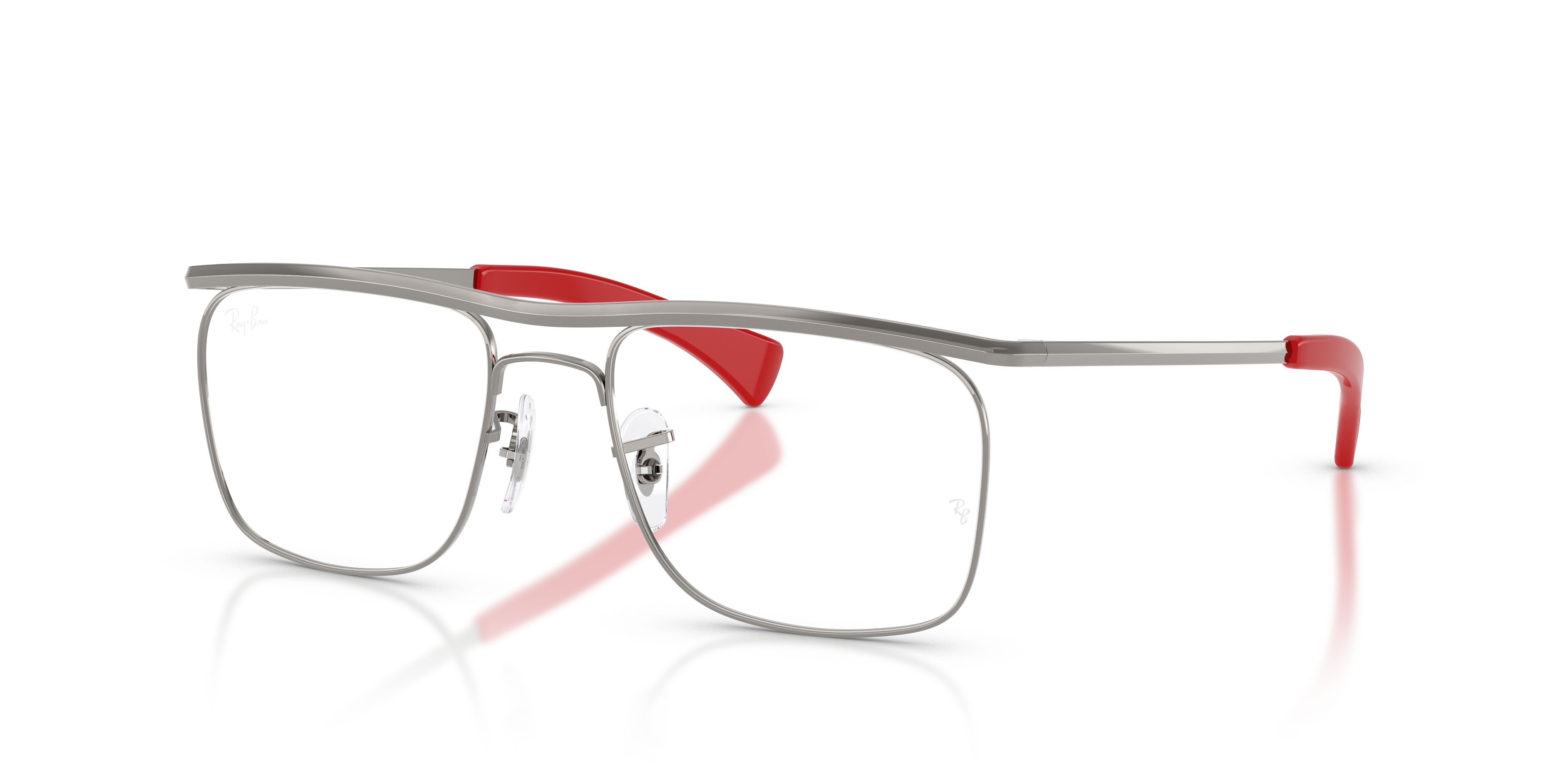 Occhiali da vista Ray-Ban Scuderia Ferrari RX 6519M (F001) - RB 6519M F001 colore gunmetal forma quadrato lenti lente demo