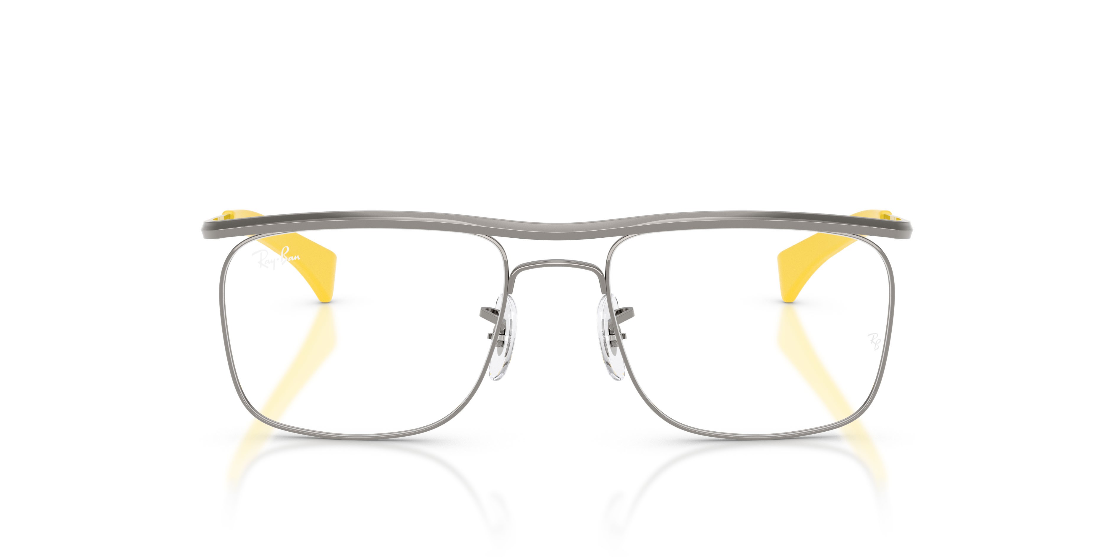 Occhiali da vista Ray-Ban Scuderia Ferrari RX 6519M (F030) - RB 6519M F030 colore gunmetal forma quadrato lenti lente demo