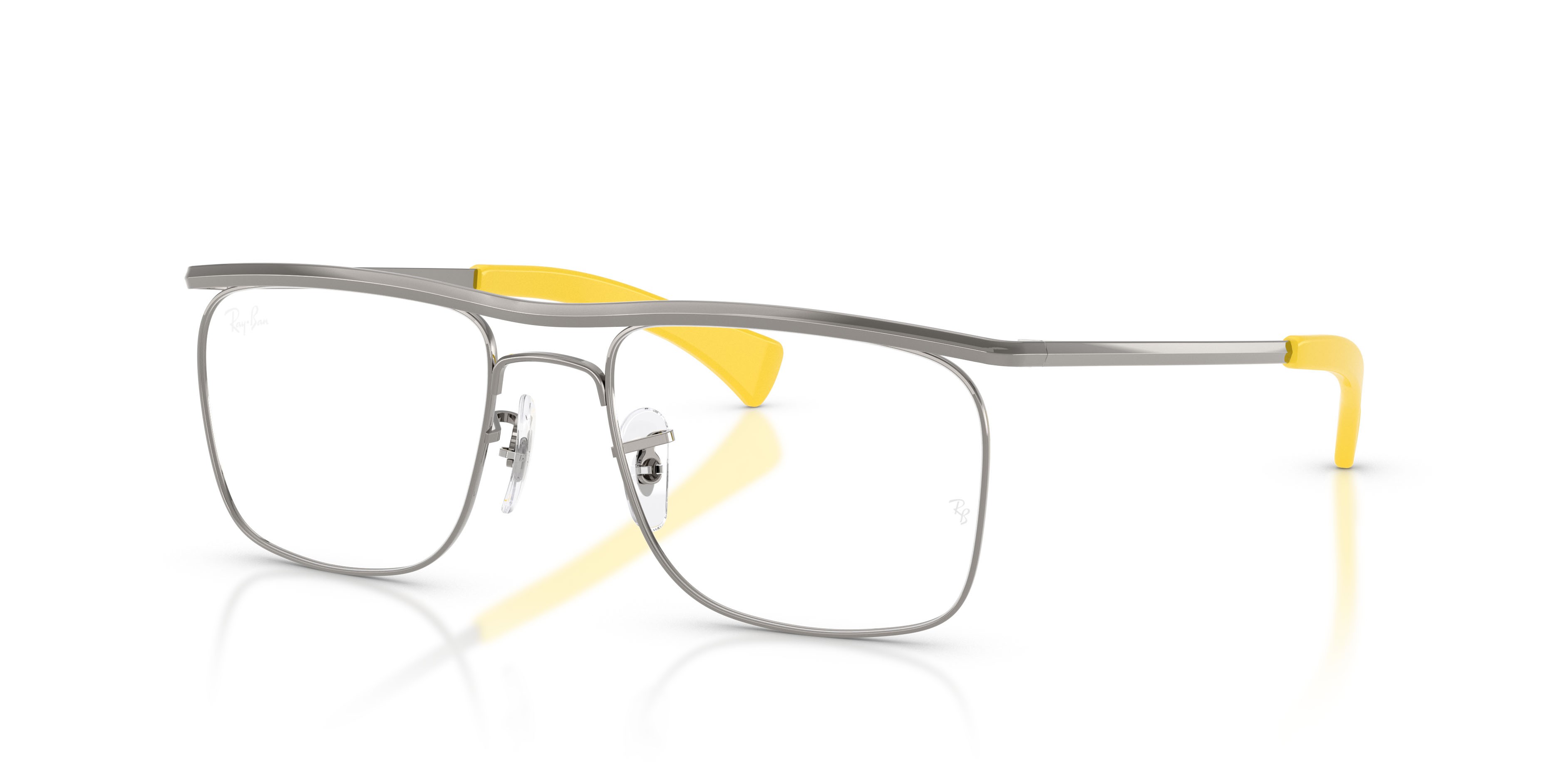 Occhiali da vista Ray-Ban Scuderia Ferrari RX 6519M (F030) - RB 6519M F030 colore gunmetal forma quadrato lenti lente demo