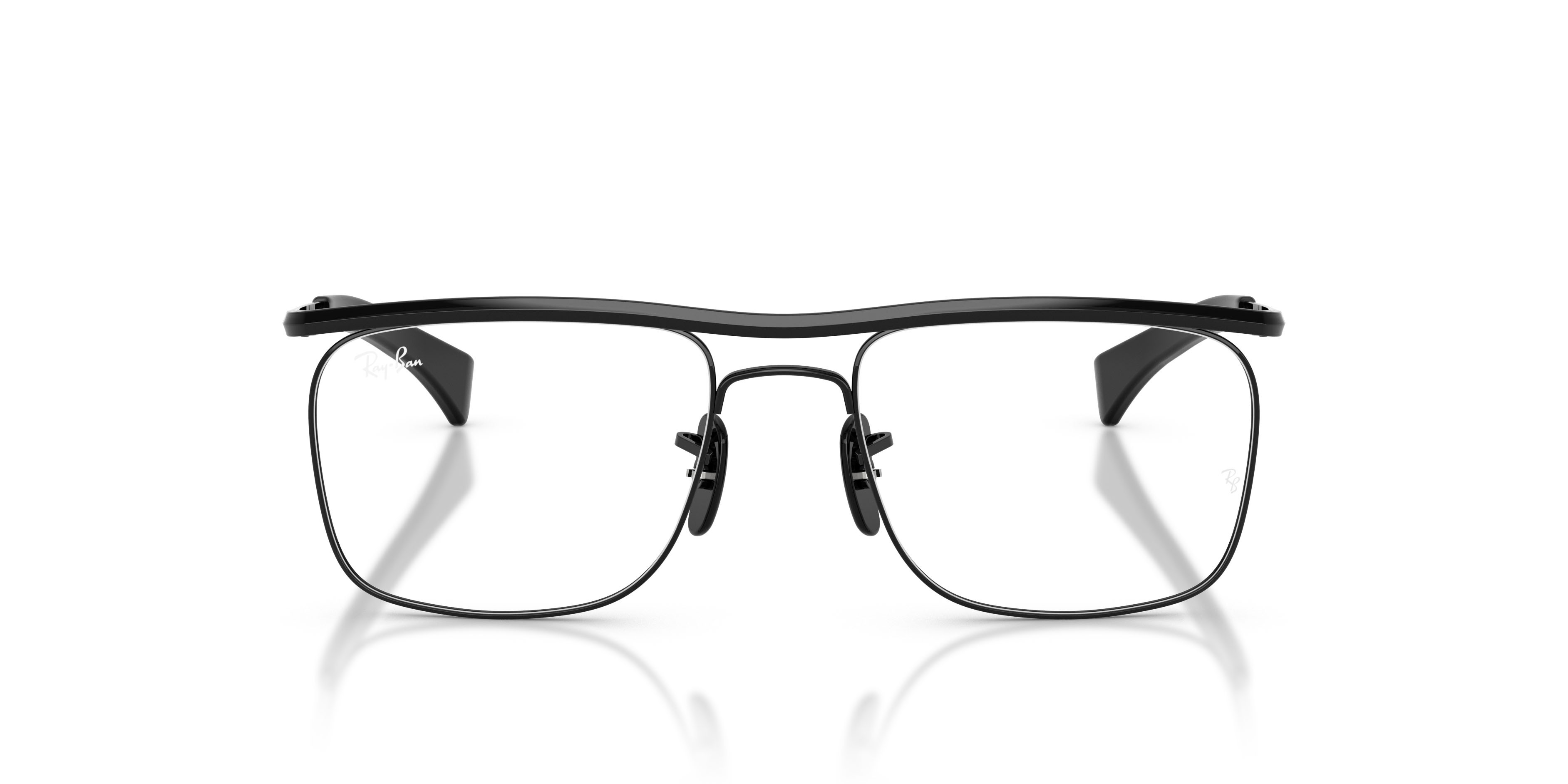 Occhiali da vista Ray-Ban Scuderia Ferrari RX 6519M (F117) - RB 6519M F117 colore nero forma quadrato lenti lente demo