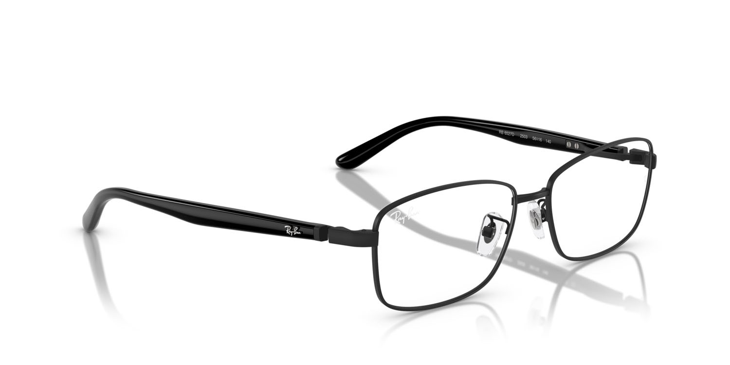 Occhiali da vista Ray-Ban RX 6527D (2503) - RB 6527D 2503 colore nero forma quadrato lenti trasparente