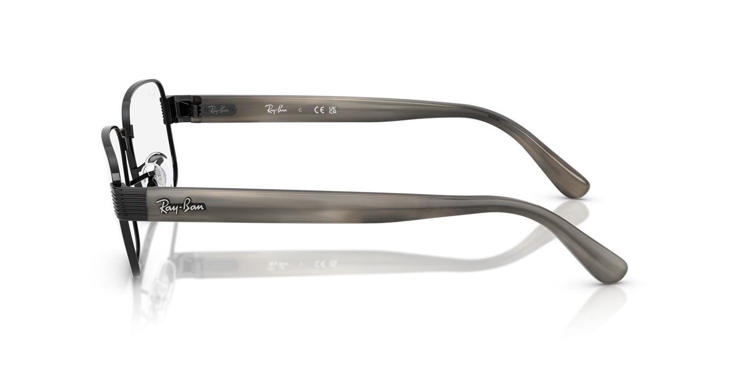 Occhiali da vista Ray-Ban RX 6529 (2509) - RB 6529 2509 colore nero forma quadrato lenti trasparente