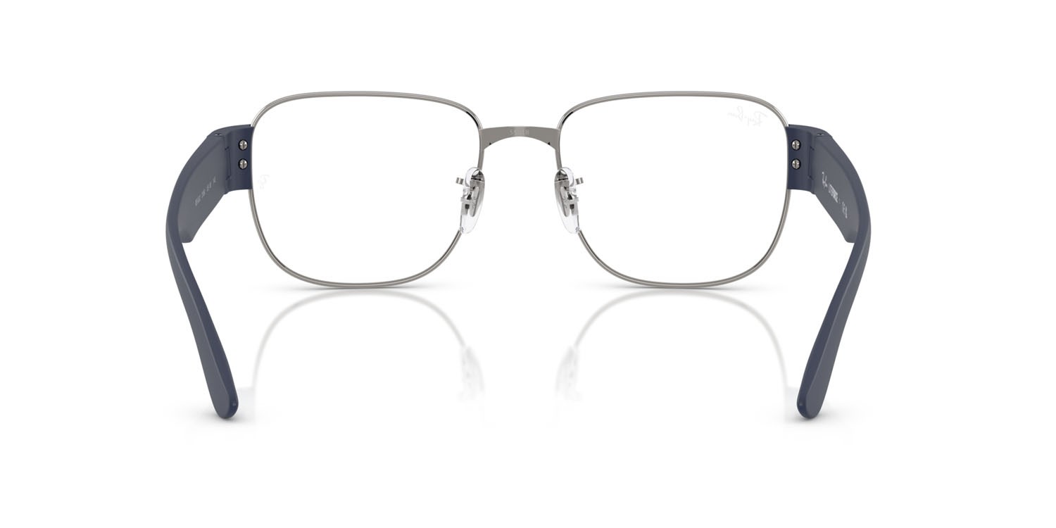 Occhiali da vista Ray-Ban RX 6532 (3189) - RB 6532 3189 colore gunmetal forma quadrato lenti trasparente