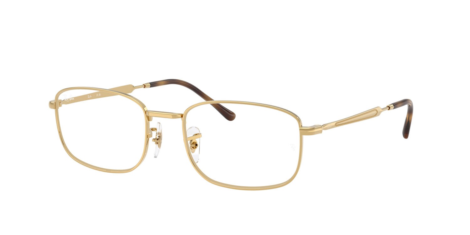 Occhiali da vista Ray-Ban RX 6533 (2500) - RB 6533 2500 colore oro arista forma quadrato lenti trasparente