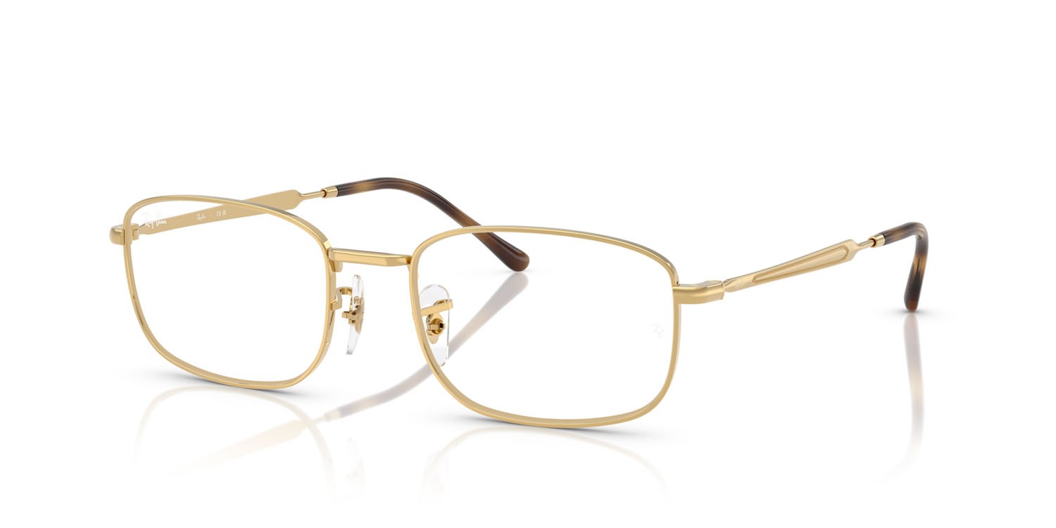Occhiali da vista Ray-Ban RX 6533 (2500) - RB 6533 2500 colore oro arista forma quadrato lenti trasparente