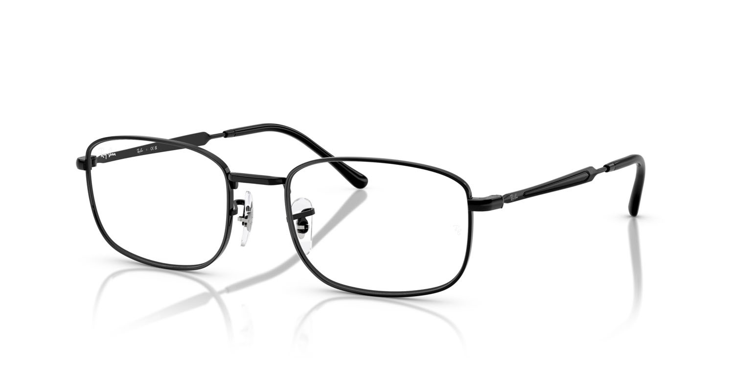 Occhiali da vista Ray-Ban RX 6533 (2509) - RB 6533 2509 colore nero forma quadrato lenti trasparente