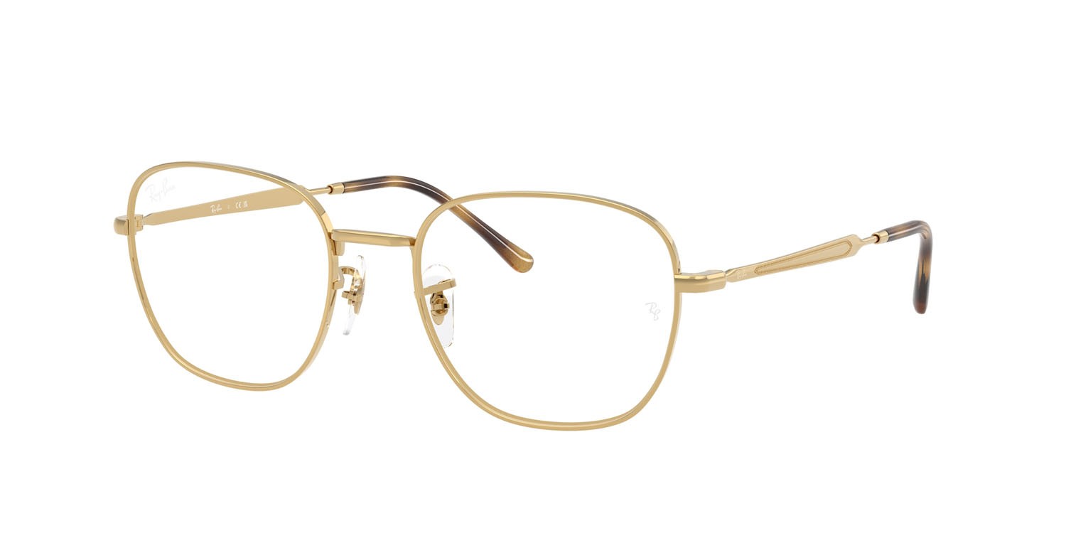 Occhiali da vista Ray-Ban RX 6534 (2500) - RB 6534 2500 colore oro arista forma quadrato lenti trasparente
