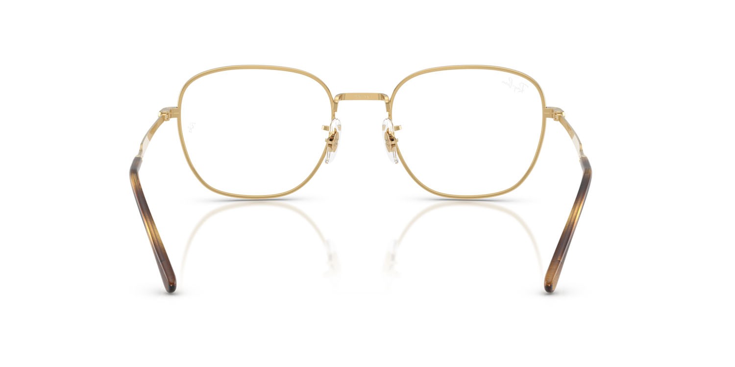 Occhiali da vista Ray-Ban RX 6534 (2500) - RB 6534 2500 colore oro arista forma quadrato lenti trasparente