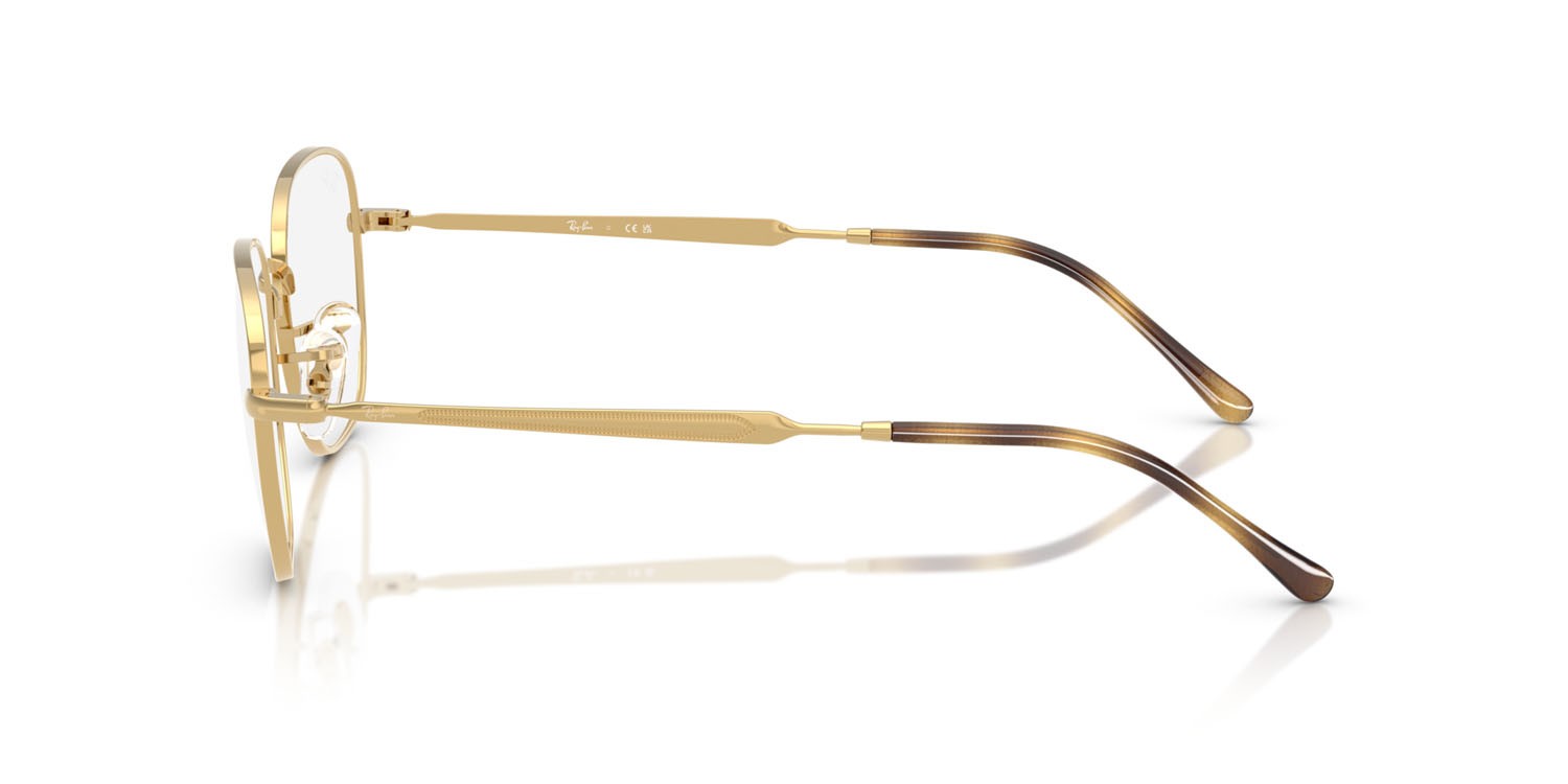 Occhiali da vista Ray-Ban RX 6534 (2500) - RB 6534 2500 colore oro arista forma quadrato lenti trasparente