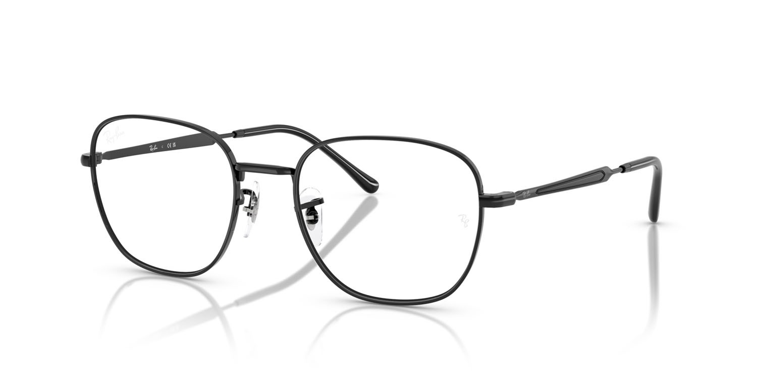 Occhiali da vista Ray-Ban RX 6534 (2509) - RB 6534 2509 colore nero forma quadrato lenti trasparente