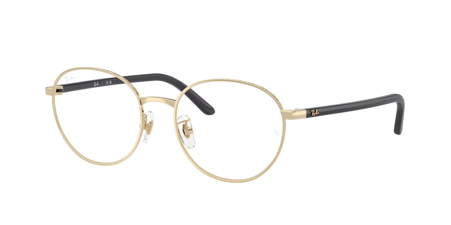 Occhiali da vista Ray-Ban RX 6538D (2993) - RB 6538D 2993 colore oro pallido forma pantos lenti trasparente