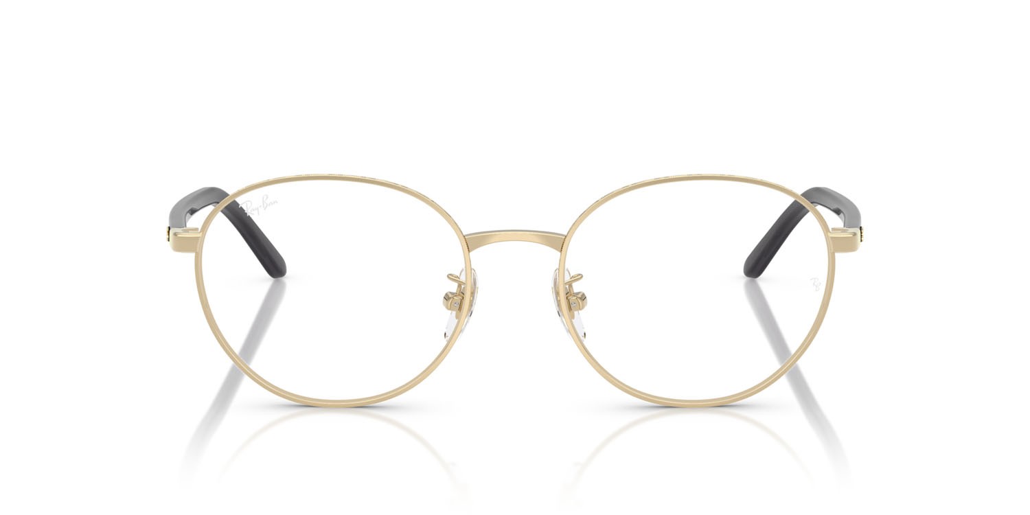 Occhiali da vista Ray-Ban RX 6538D (2993) - RB 6538D 2993 colore oro pallido forma pantos lenti trasparente