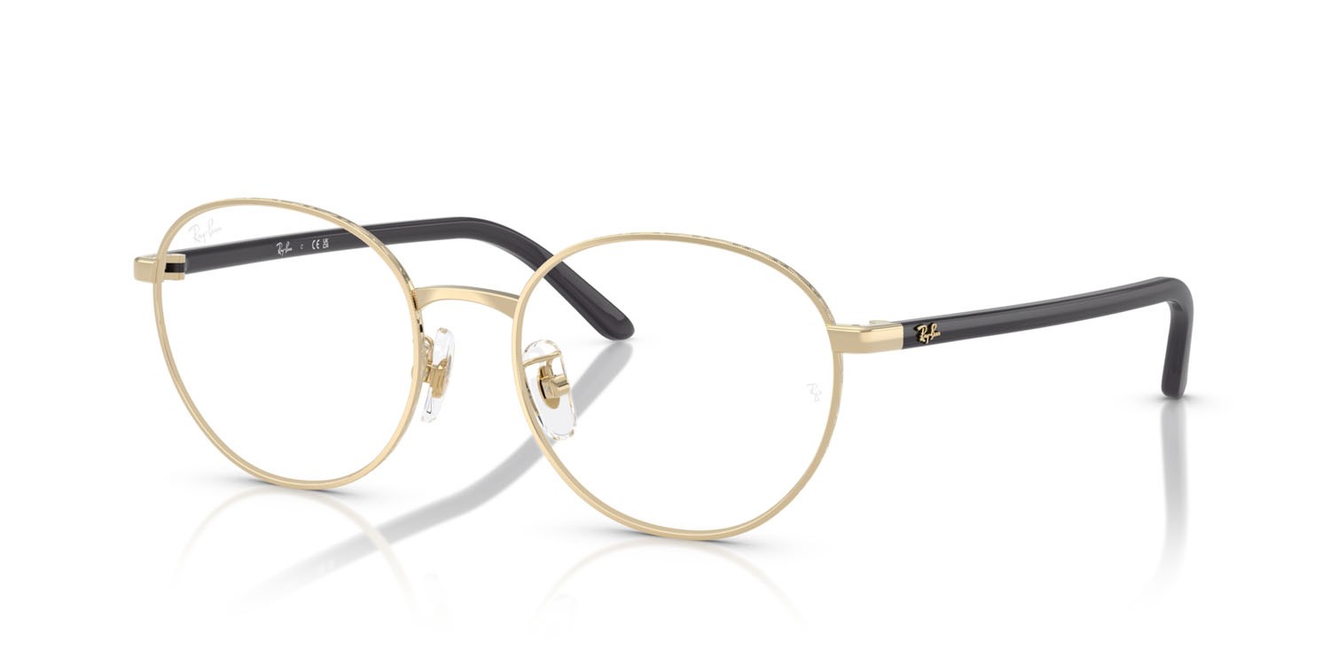 Occhiali da vista Ray-Ban RX 6538D (2993) - RB 6538D 2993 colore oro pallido forma pantos lenti trasparente
