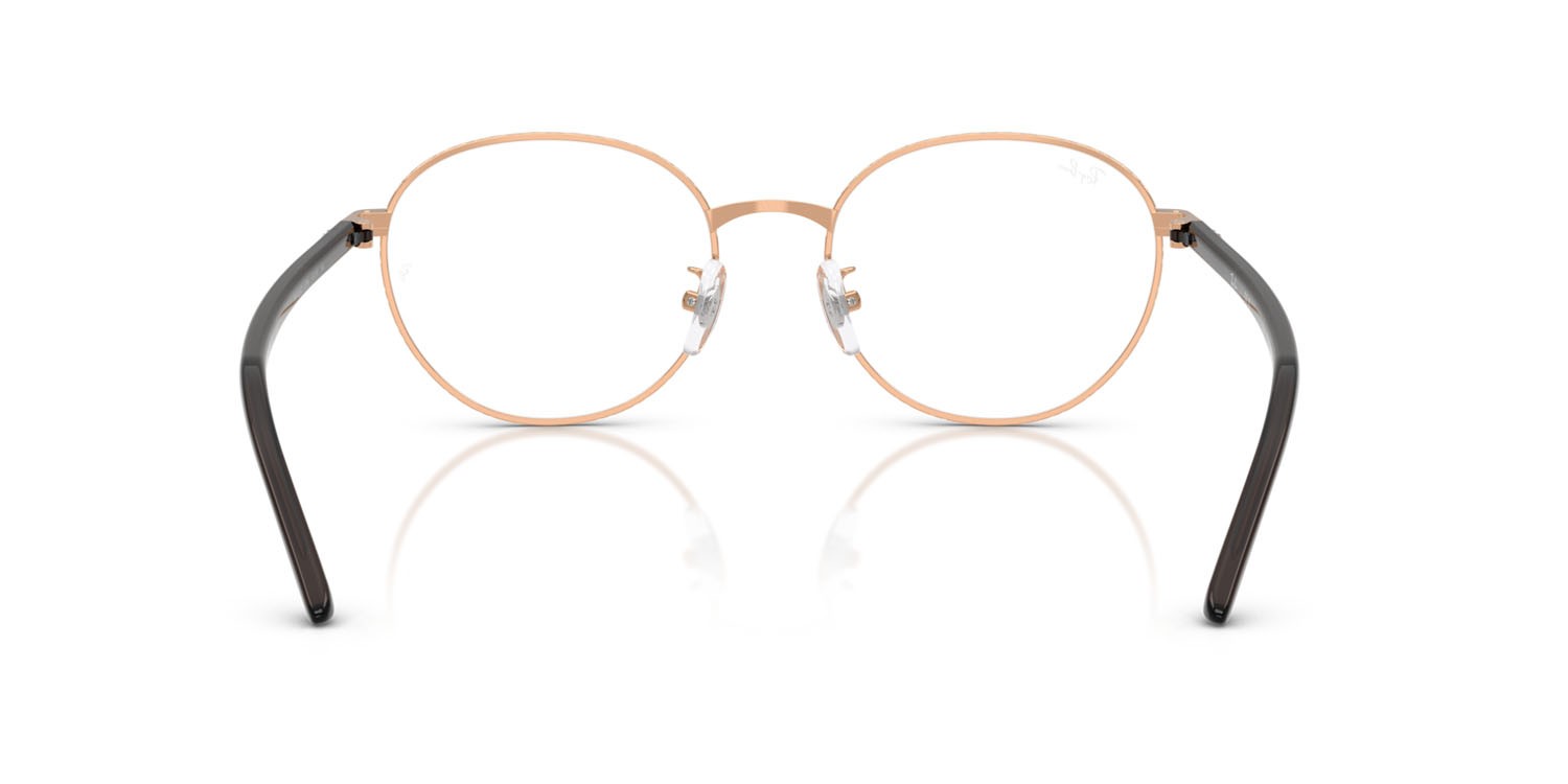 Occhiali da vista Ray-Ban RX 6538D (3094) - RB 6538D 3094 colore oro rose forma pantos lenti trasparente