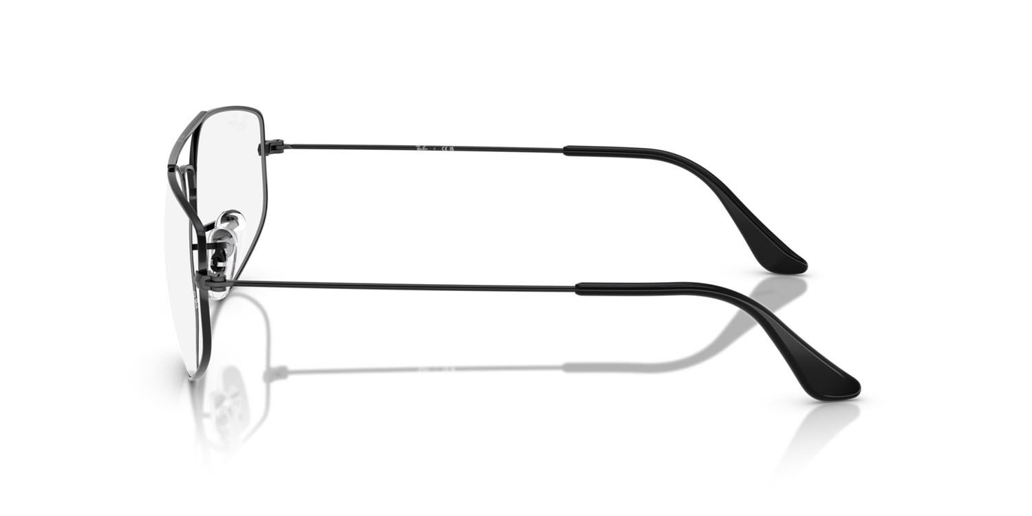 Occhiali da vista Ray-Ban Explorer V RX 6545 (2509) - RB 6545 2509 colore nero forma irregolare lenti trasparente