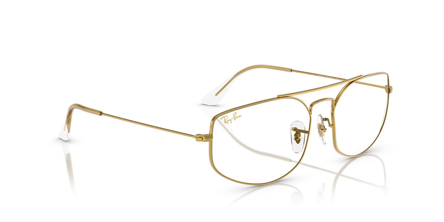 Eyeglasses Ray-Ban Explorer 5 RX 6545 (3086) - RB 6545 3086 color legend gold shape irregular lenses trasparente