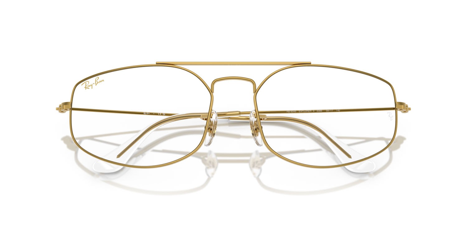 Eyeglasses Ray-Ban Explorer 5 RX 6545 (3086) - RB 6545 3086 color legend gold shape irregular lenses trasparente