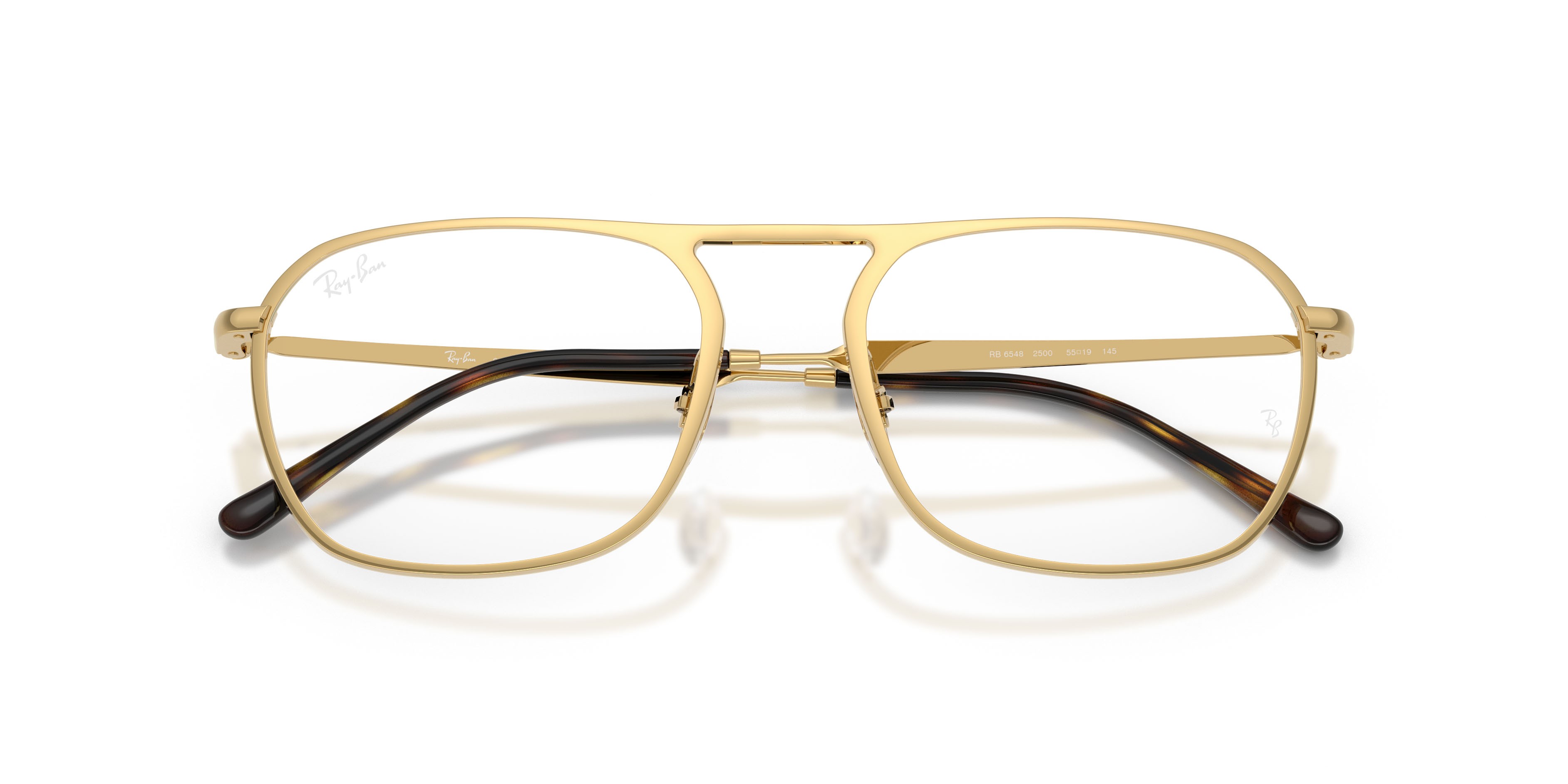 Occhiali da vista Ray-Ban RX 6548 (2500) - RB 6548 2500 colore oro arista forma quadrato lenti trasparente