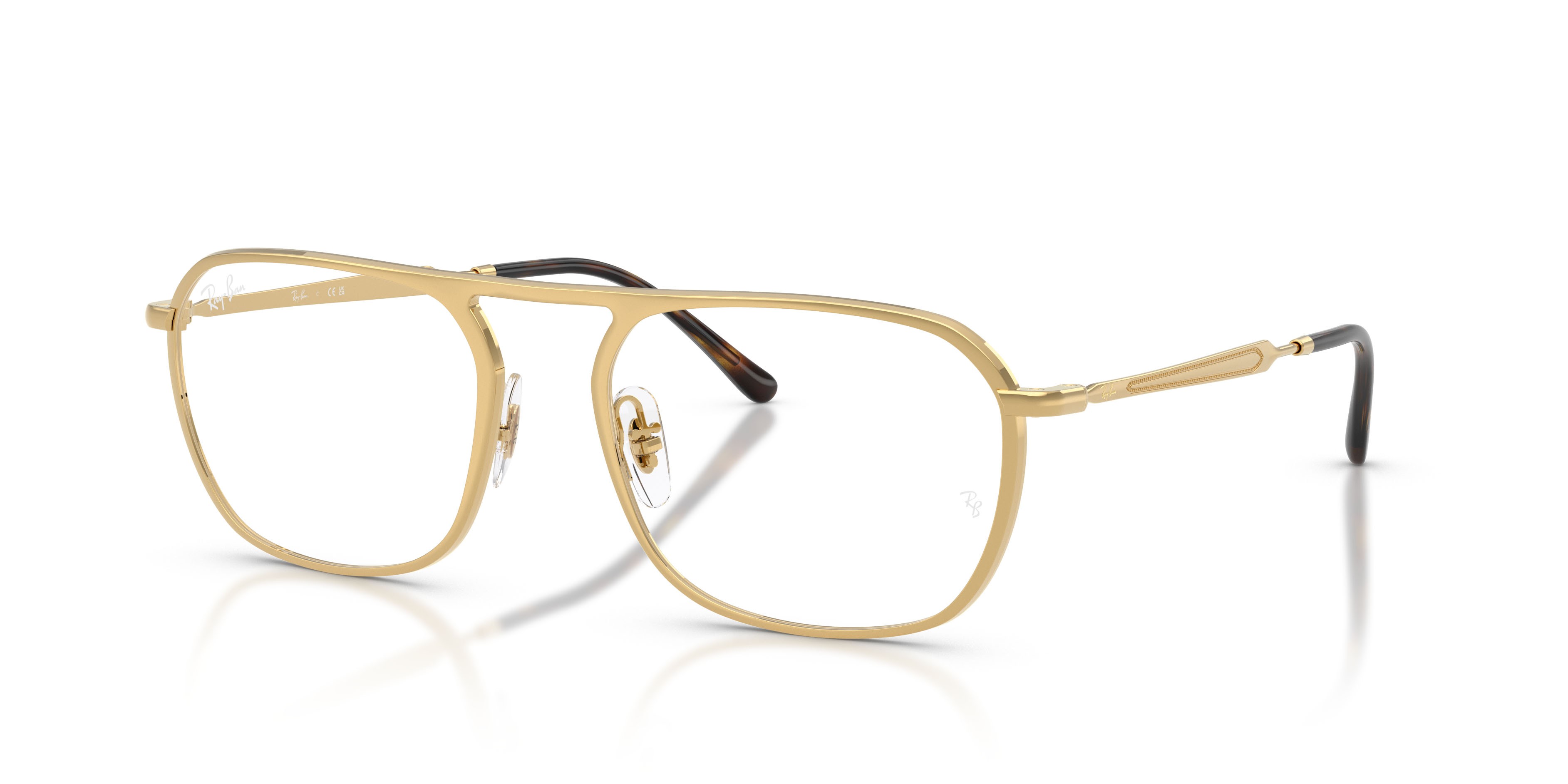 Occhiali da vista Ray-Ban RX 6548 (2500) - RB 6548 2500 colore oro arista forma quadrato lenti trasparente