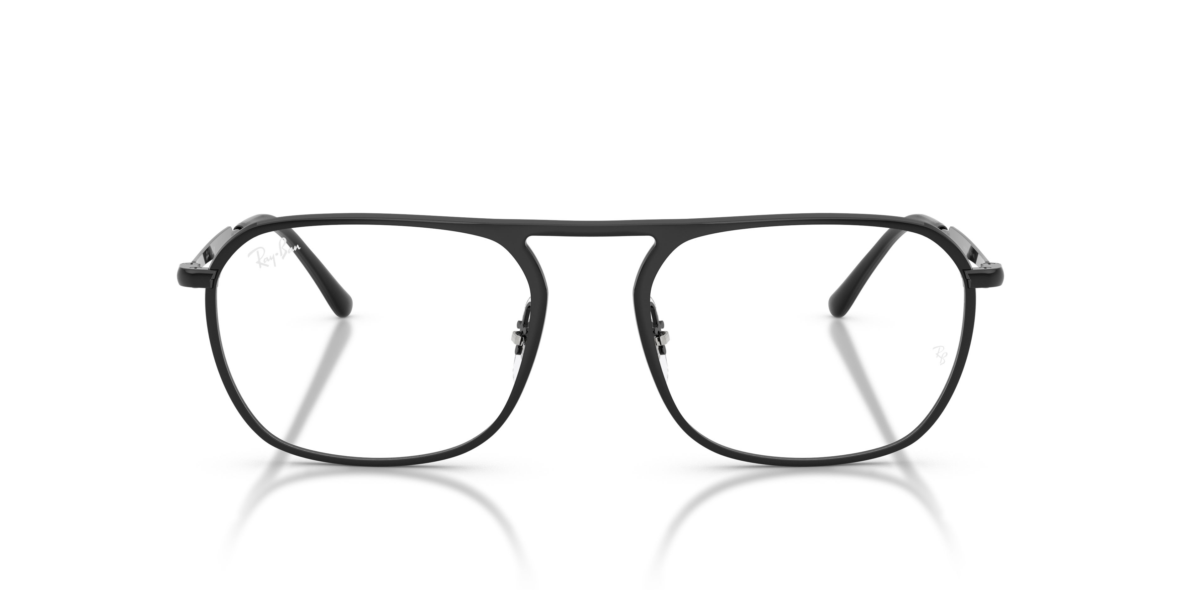 Eyeglasses Ray-Ban RX 6548 (2509) - RB 6548 2509 color nero shape square lenses trasparente