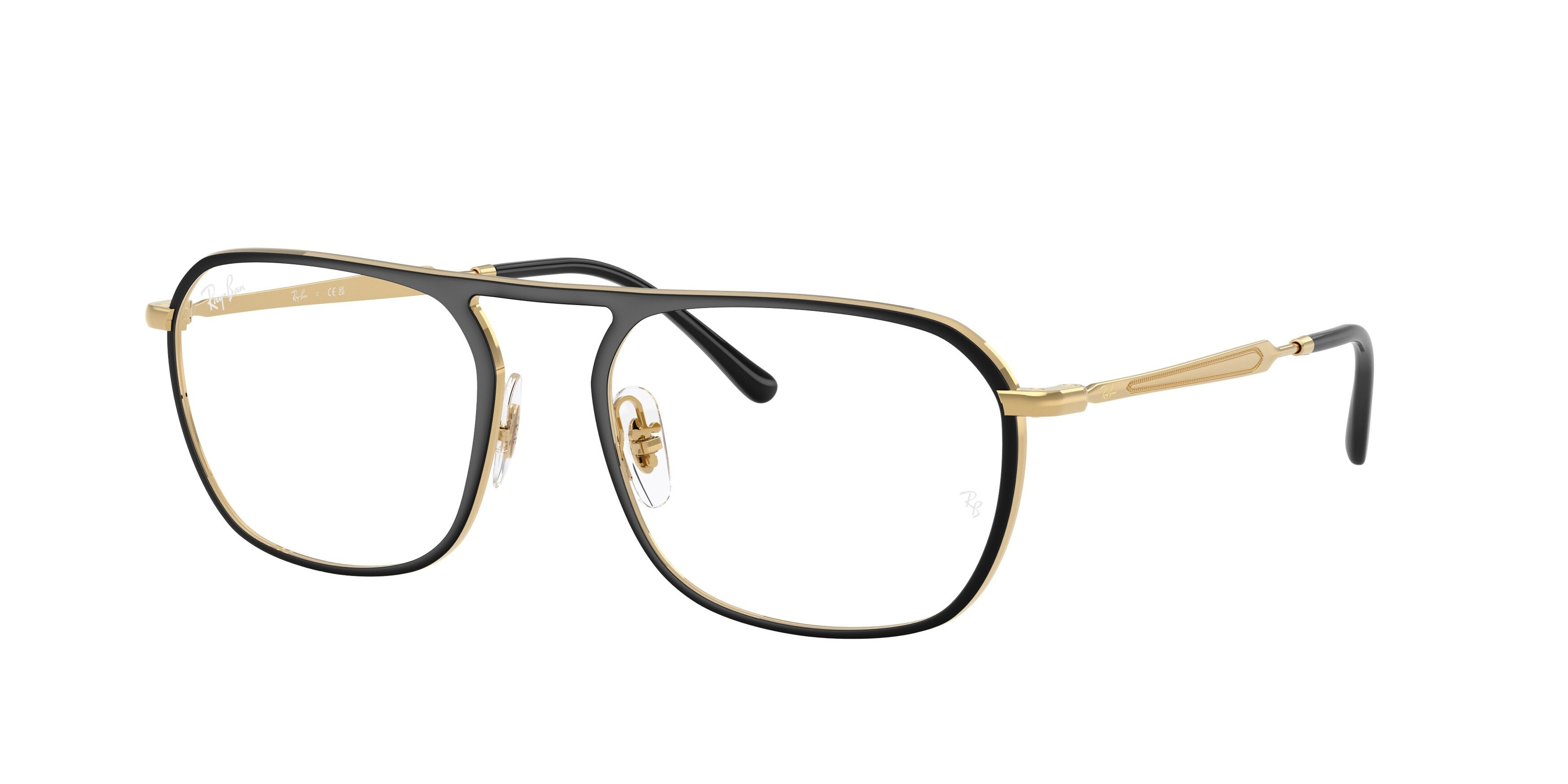 Occhiali da vista Ray-Ban RX 6548 (2994) - RB 6548 2994 colore blue & arista gold forma quadrato lenti trasparente