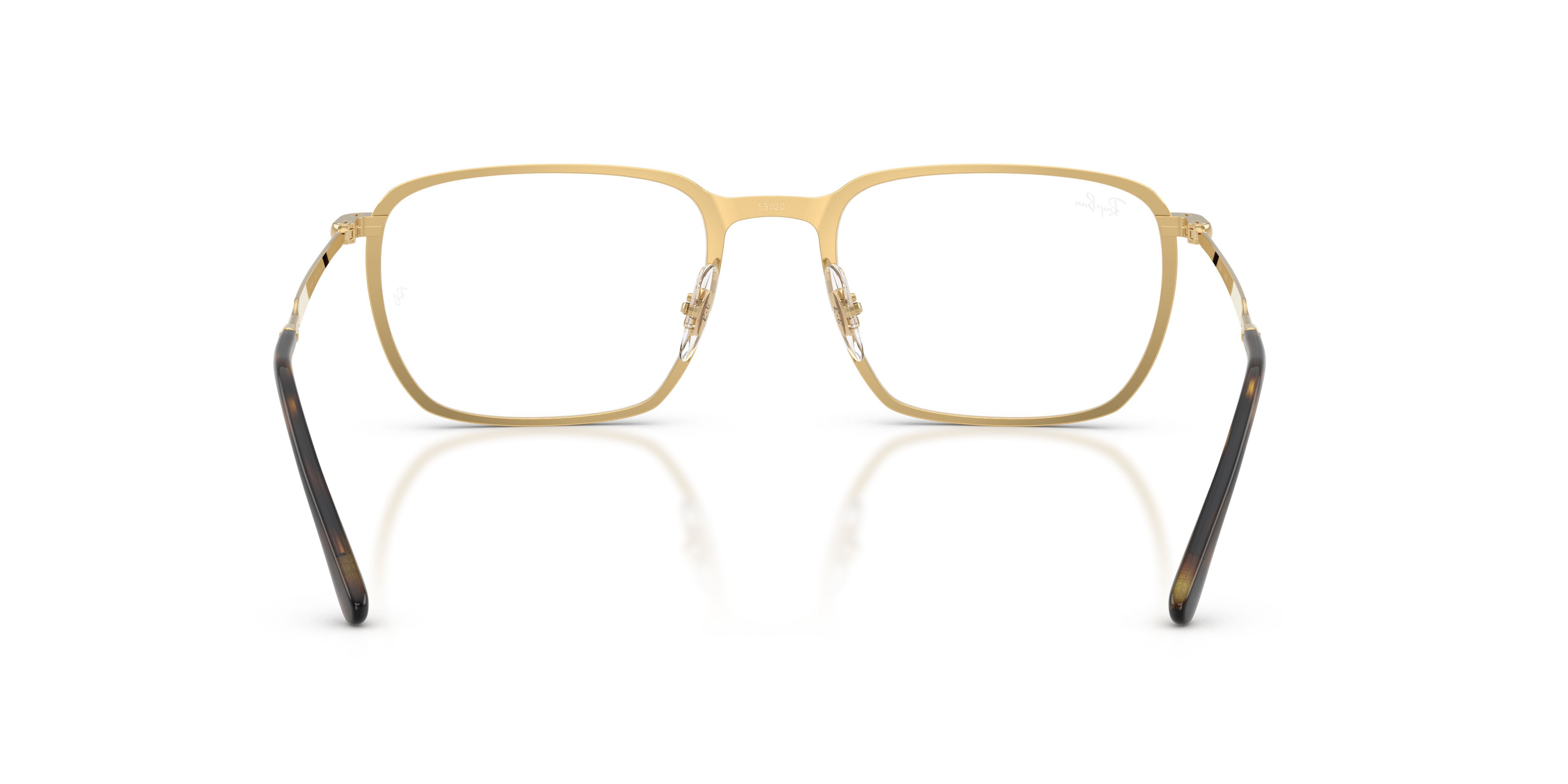 Occhiali da vista Ray-Ban RX 6549 (2500) - RB 6549 2500 colore oro arista forma quadrato lenti trasparente