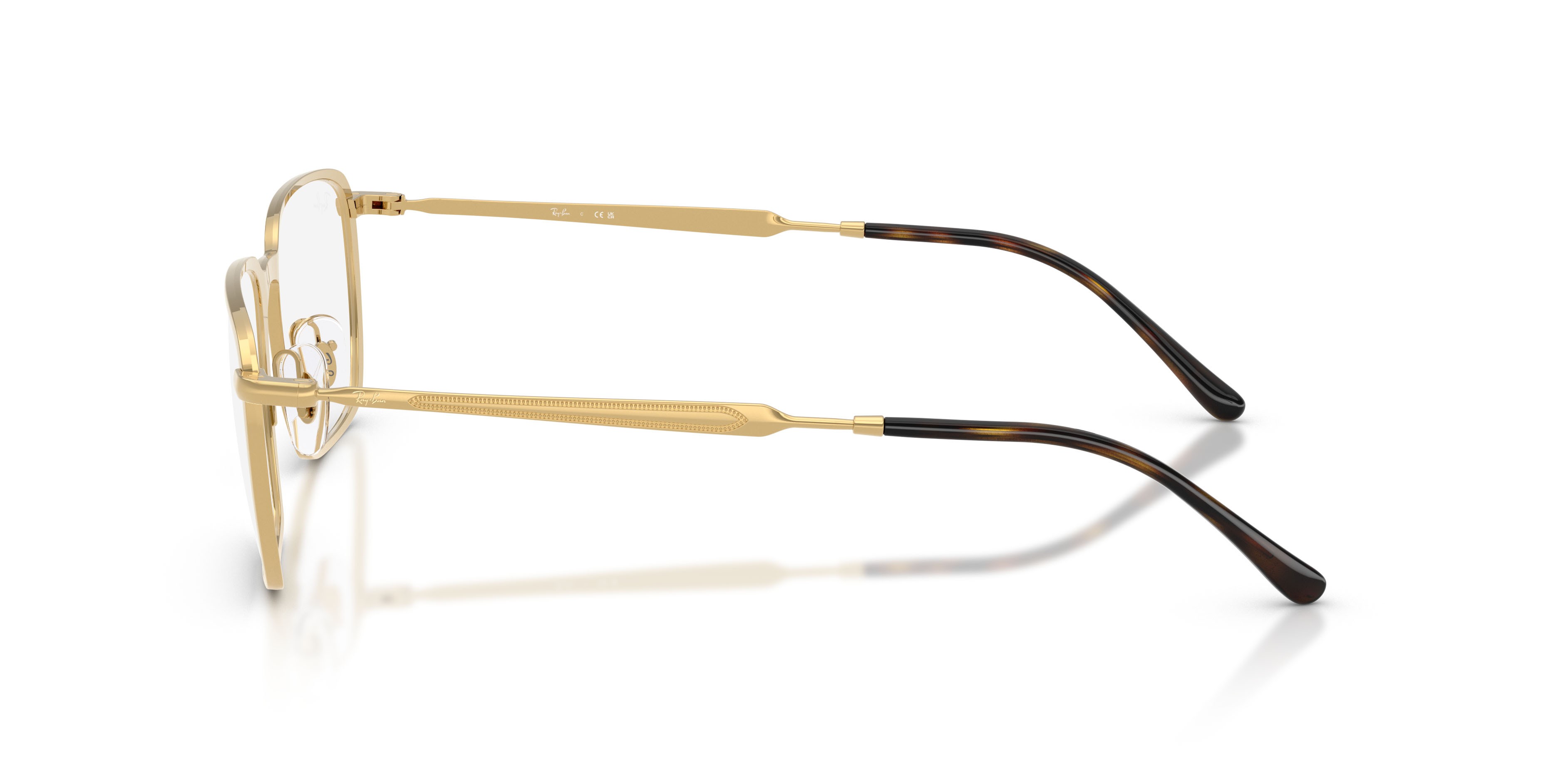 Occhiali da vista Ray-Ban RX 6549 (2500) - RB 6549 2500 colore oro arista forma quadrato lenti trasparente