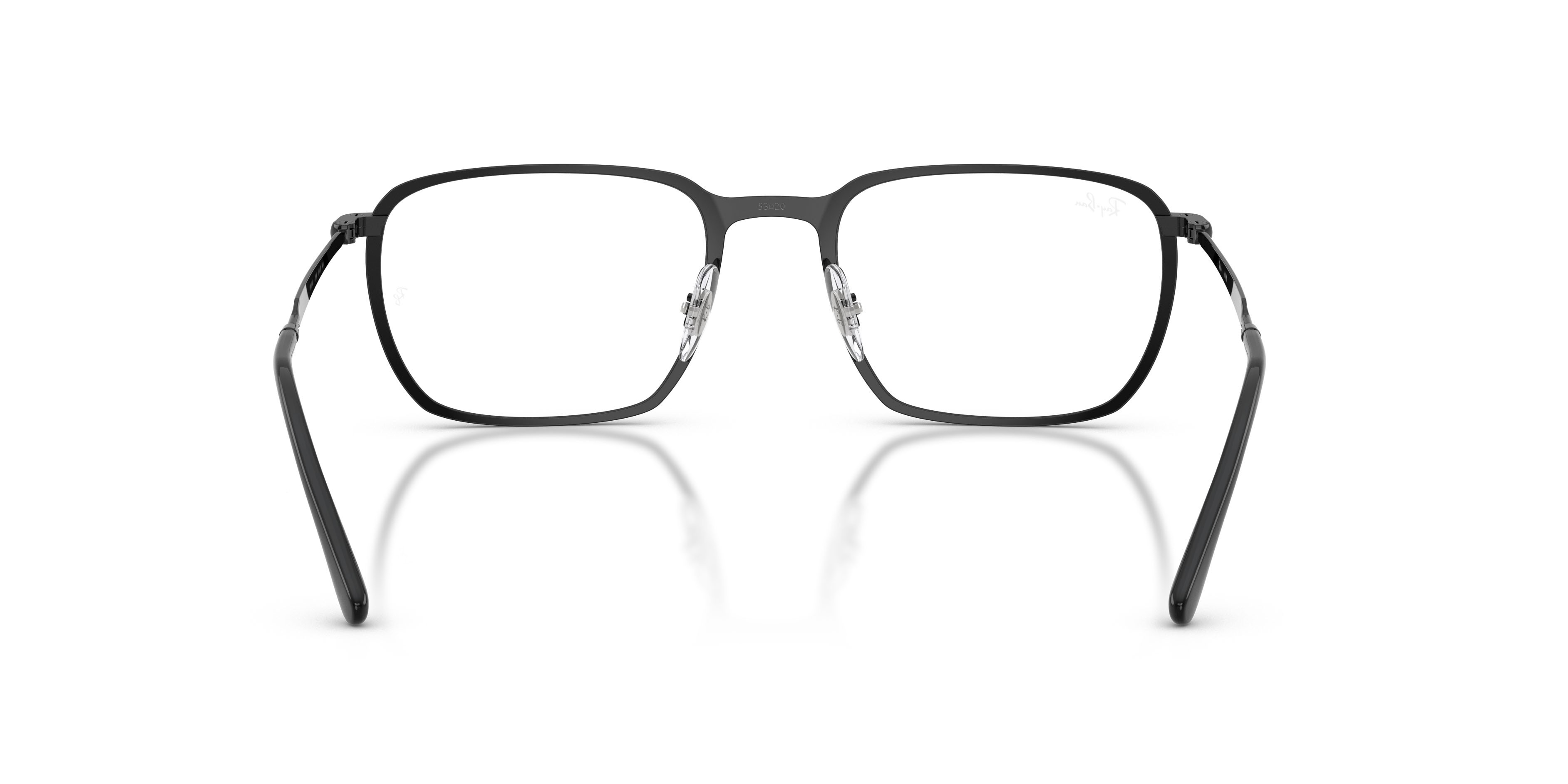 Occhiali da vista Ray-Ban RX 6549 (2509) - RB 6549 2509 colore nero forma quadrato lenti trasparente