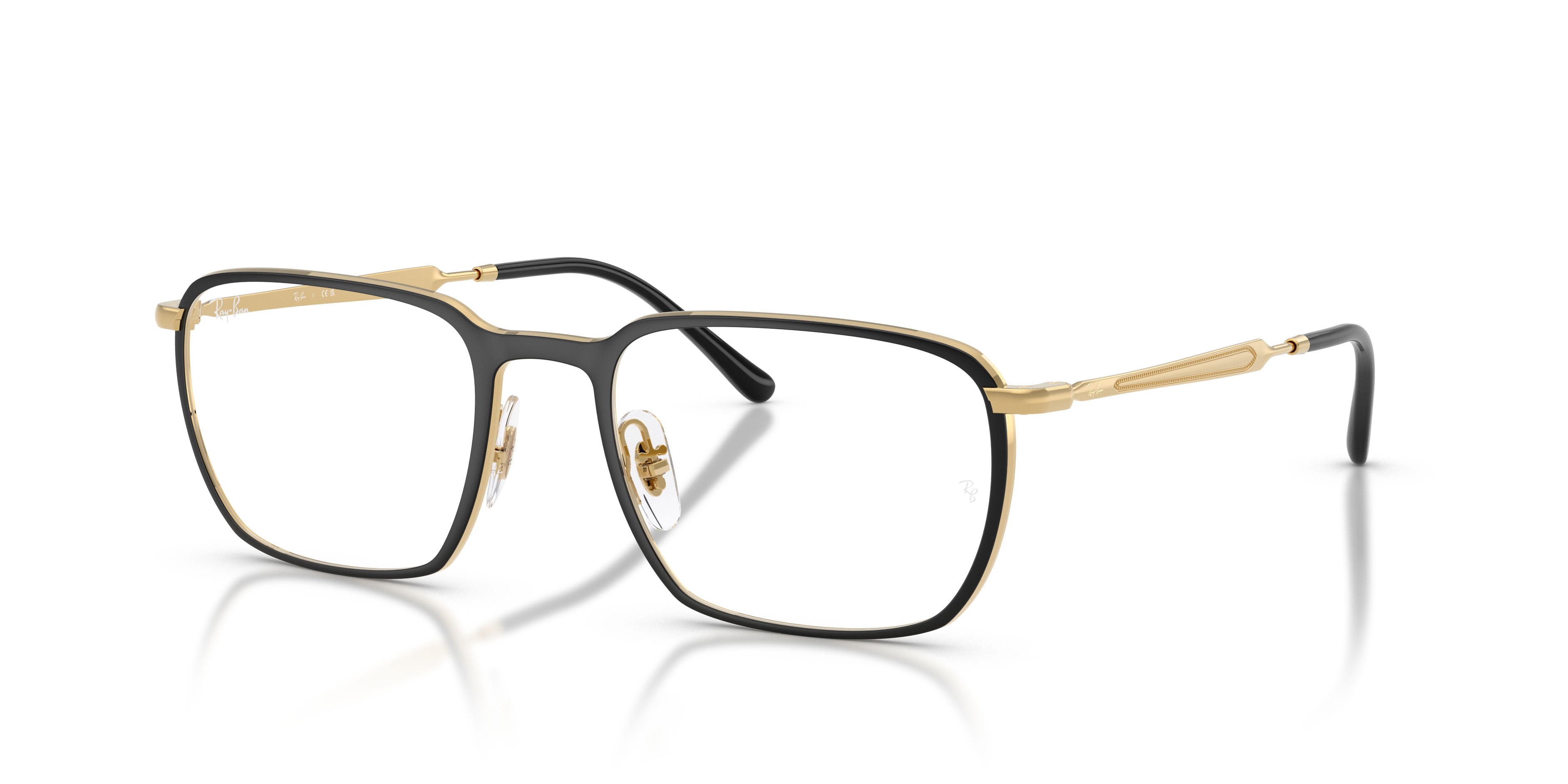 Occhiali da vista Ray-Ban RX 6549 (2994) - RB 6549 2994 colore blue & arista gold forma quadrato lenti trasparente