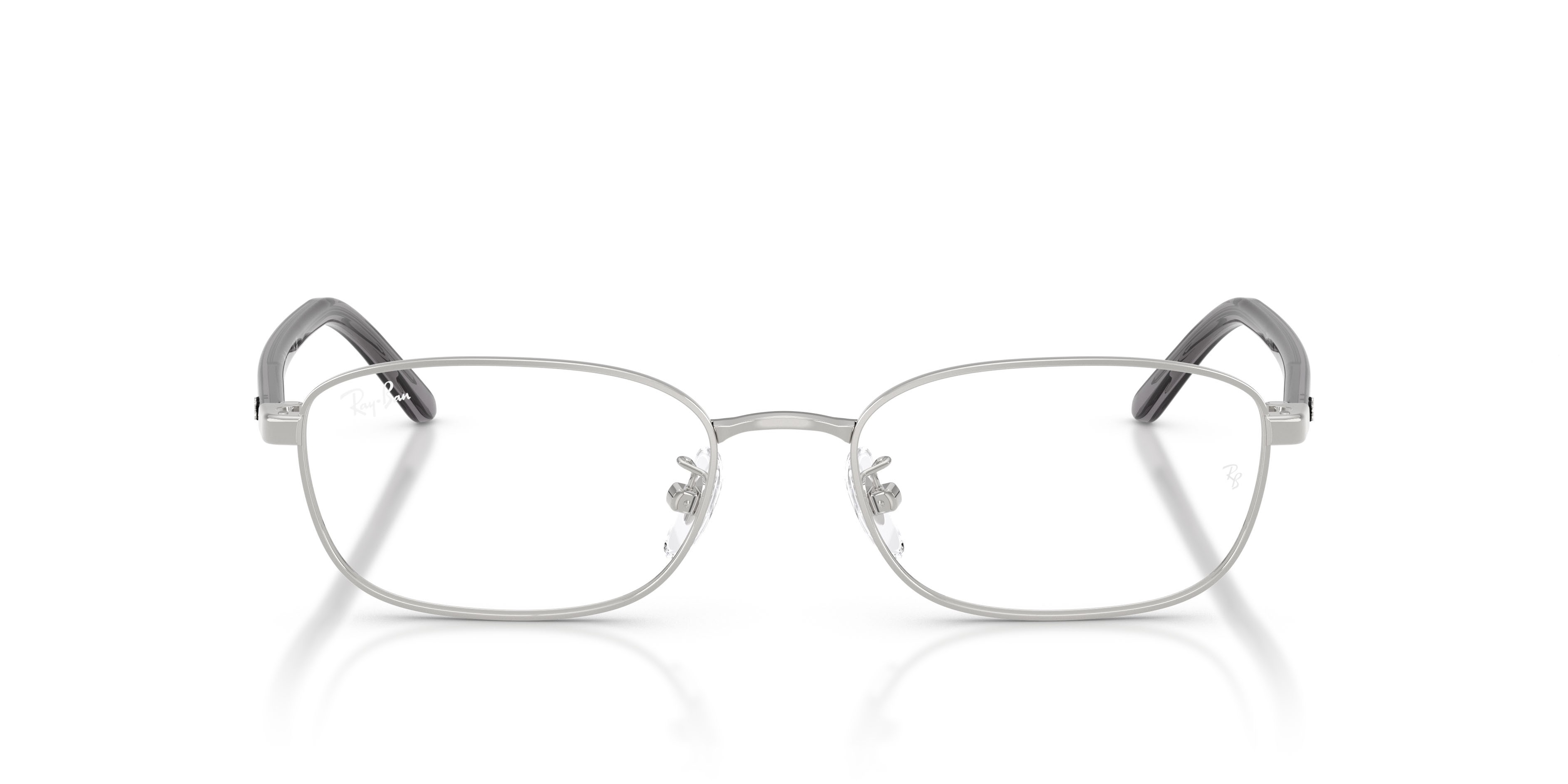 Occhiali da vista Ray-Ban RX 6551D (2501) - RB 6551D 2501 colore argento forma quadrato lenti trasparente
