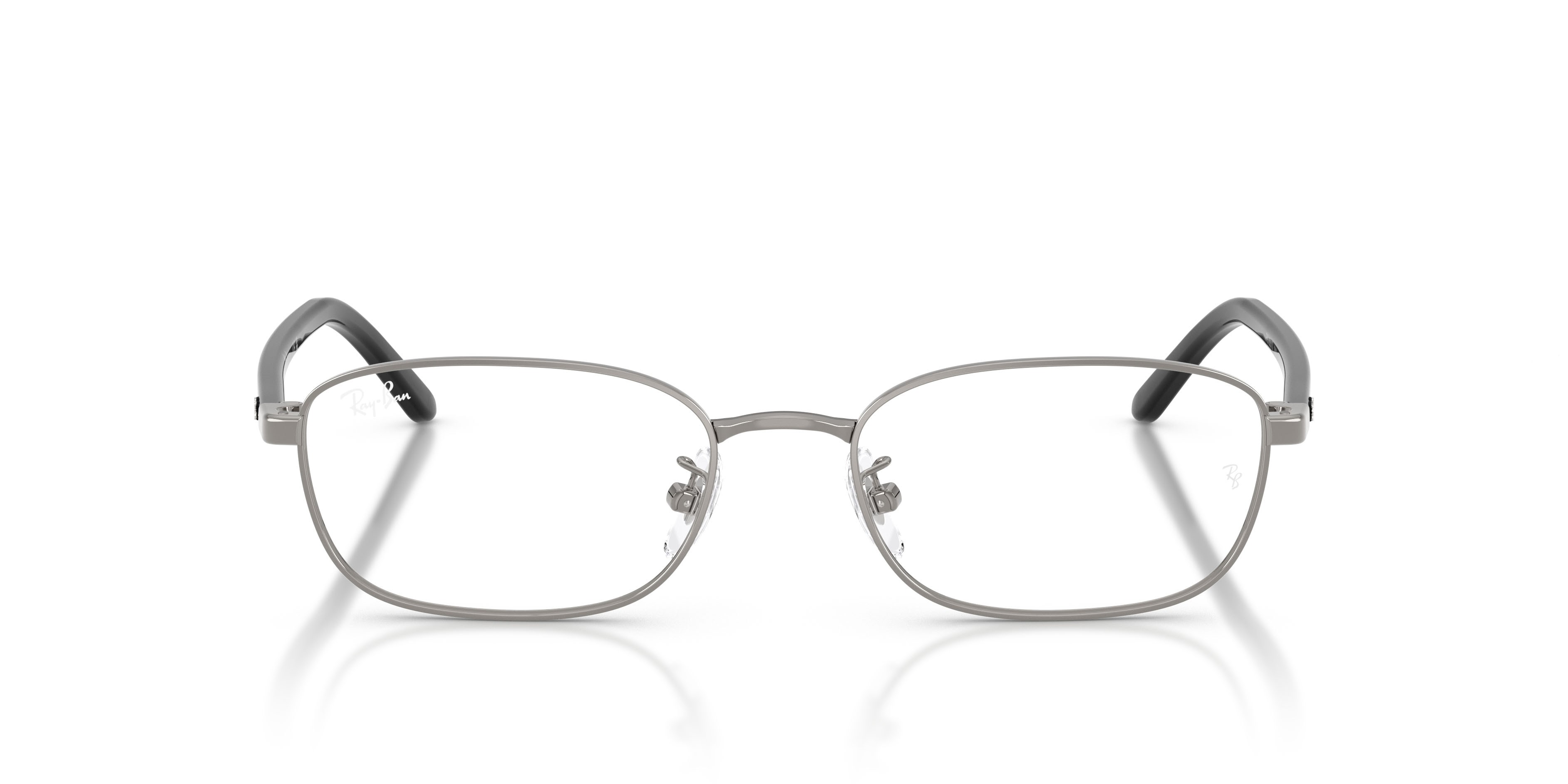 Occhiali da vista Ray-Ban RX 6551D (2502) - RB 6551D 2502 colore gunmetal forma quadrato lenti trasparente