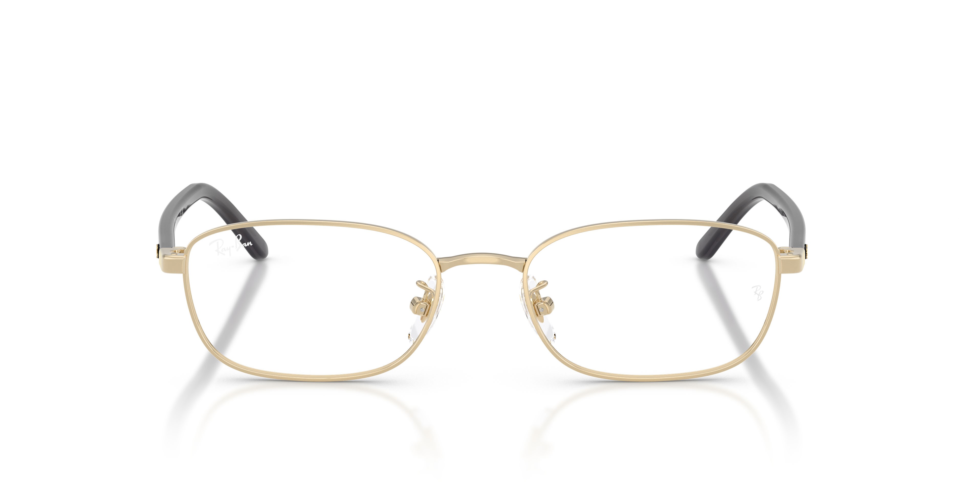 Eyeglasses Ray-Ban RX 6551D (2993) - RB 6551D 2993 color oro pallido shape square lenses trasparente