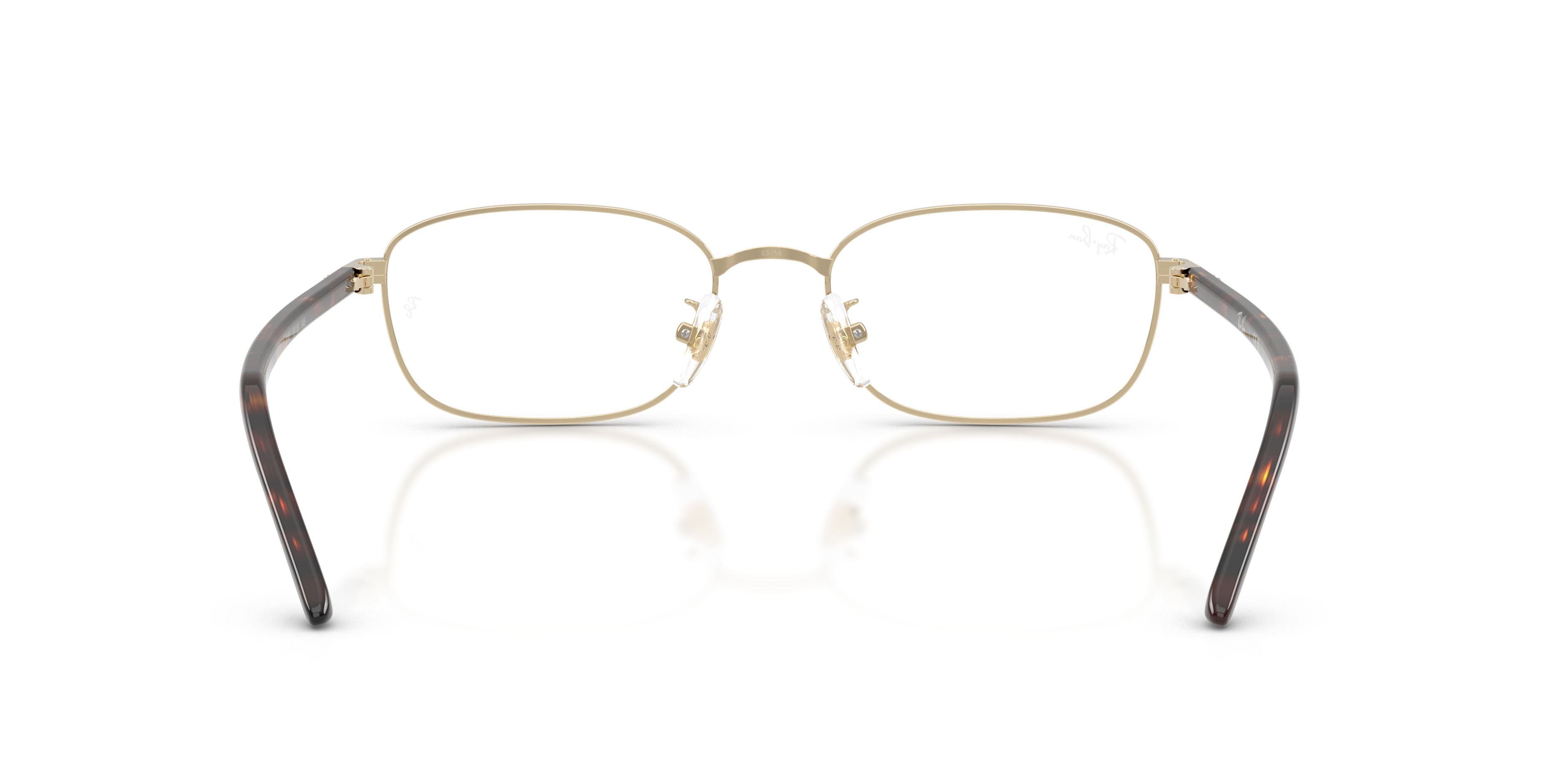 Occhiali da vista Ray-Ban RX 6551D (3193) - RB 6551D 3193 colore havana/oro forma quadrato lenti trasparente