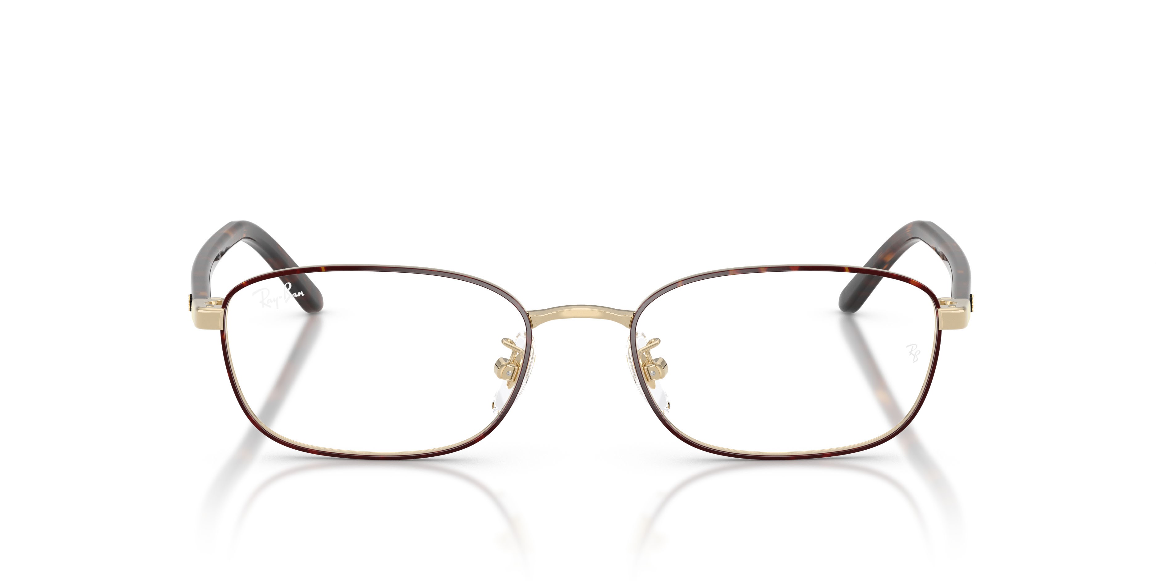 Occhiali da vista Ray-Ban RX 6551D (3193) - RB 6551D 3193 colore havana/oro forma quadrato lenti trasparente