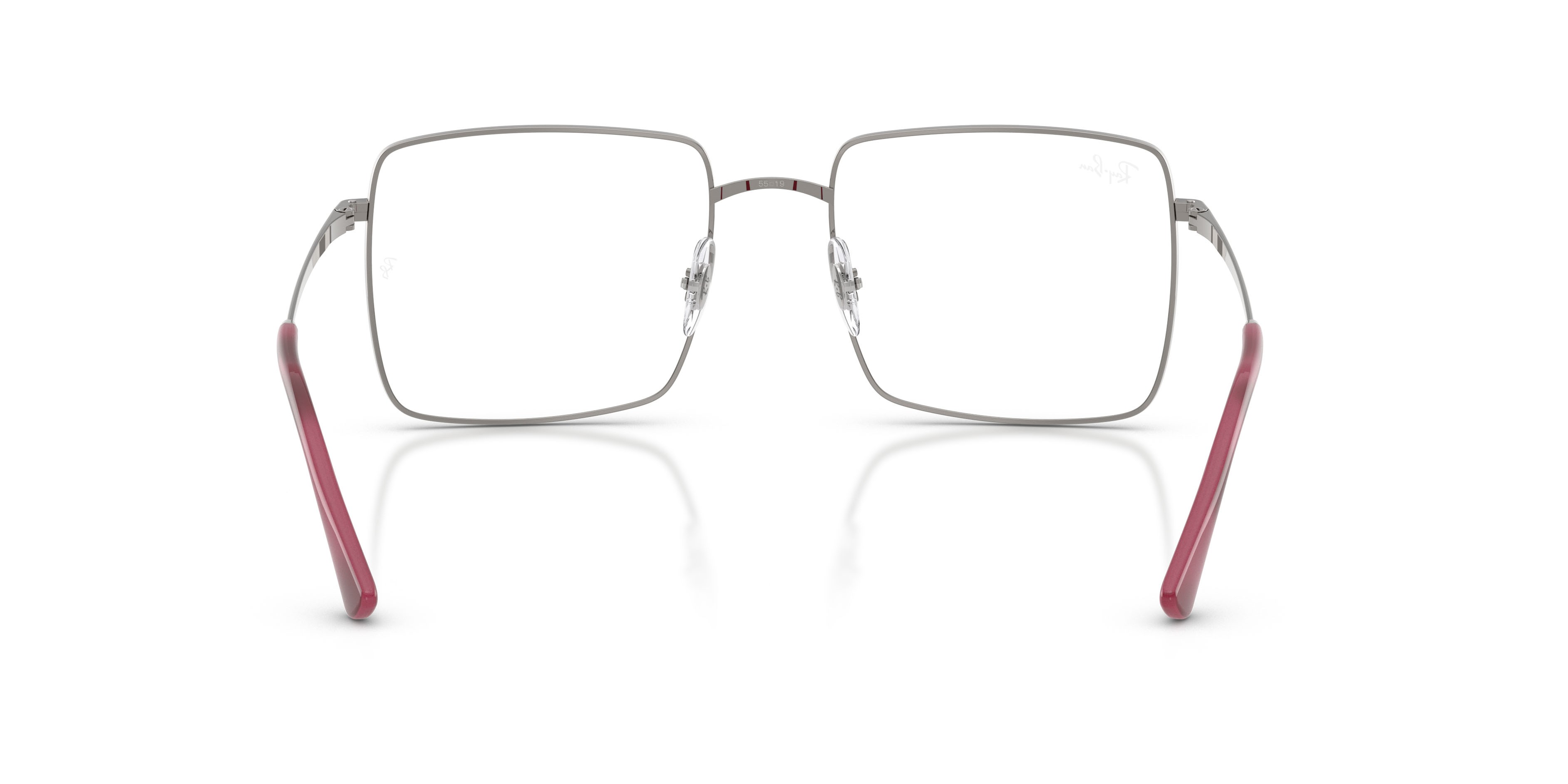 Occhiali da vista Ray-Ban Brix RX 6553 (2502) - RB 6553 2502 colore gunmetal forma quadrato lenti trasparente