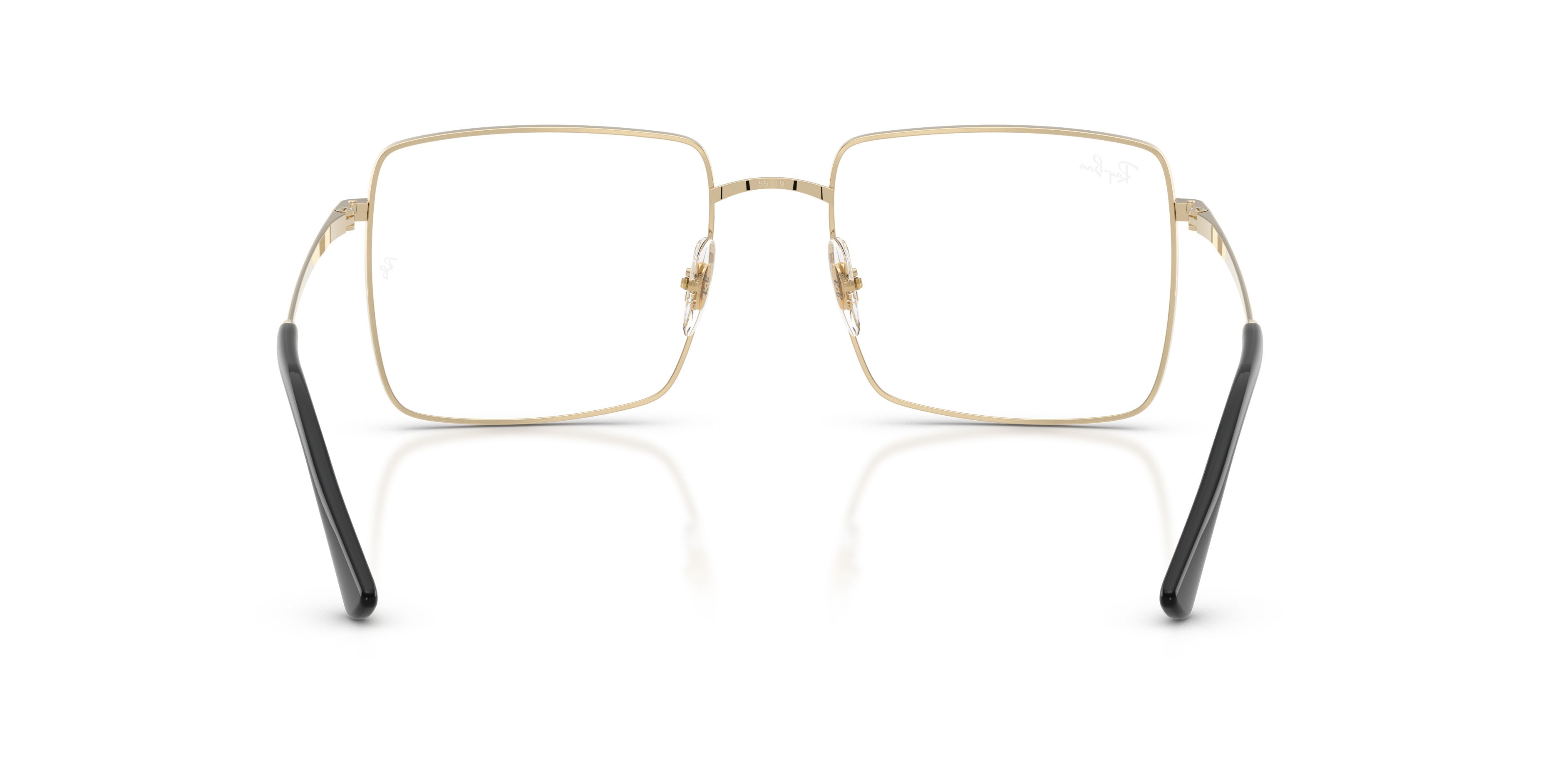 Occhiali da vista Ray-Ban Brix RX 6553 (2993) - RB 6553 2993 colore oro pallido forma quadrato lenti trasparente