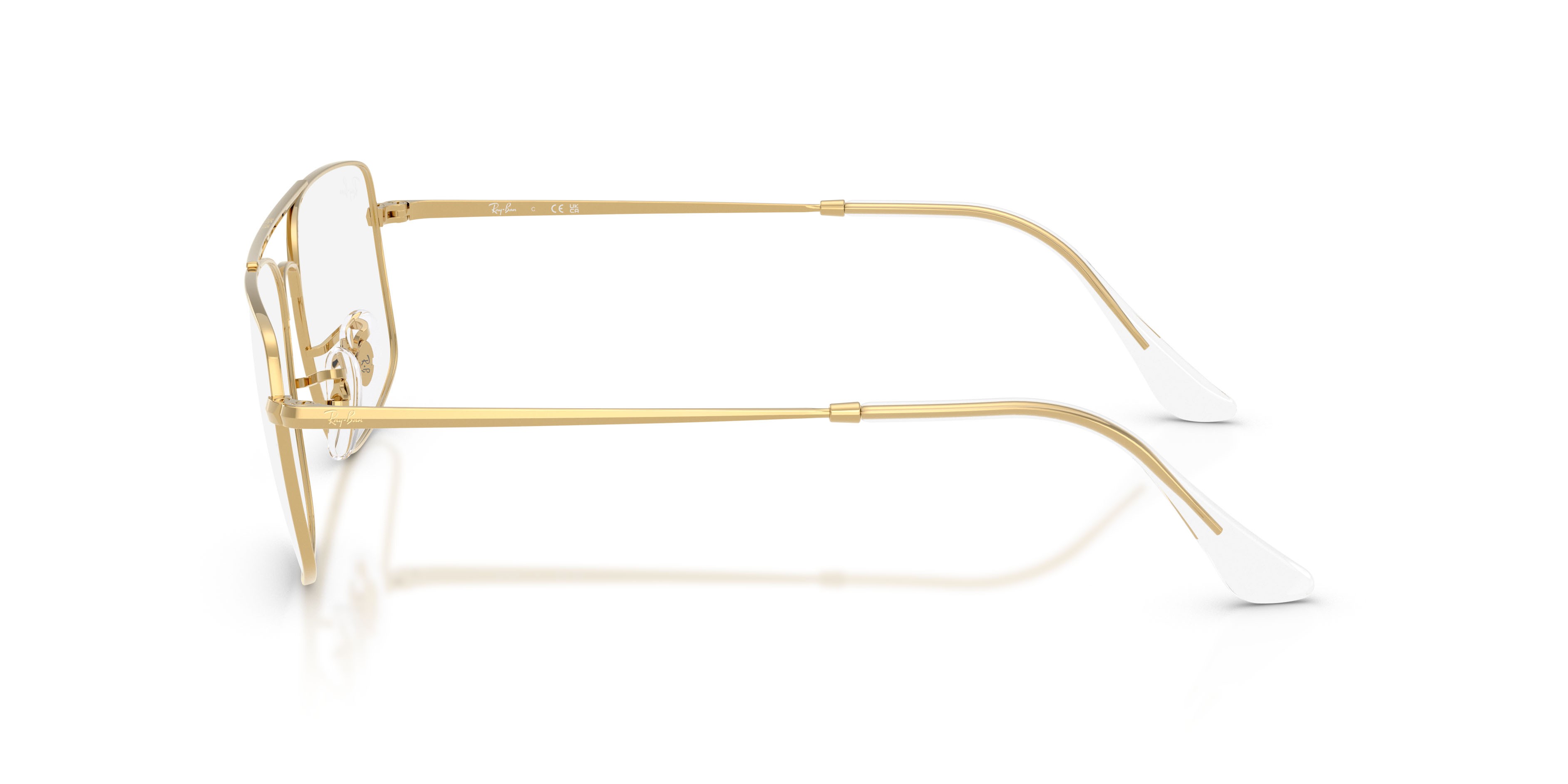 Occhiali da vista Ray-Ban RX 6579 (2500) - RB 6579 2500 colore oro arista forma quadrato lenti trasparente