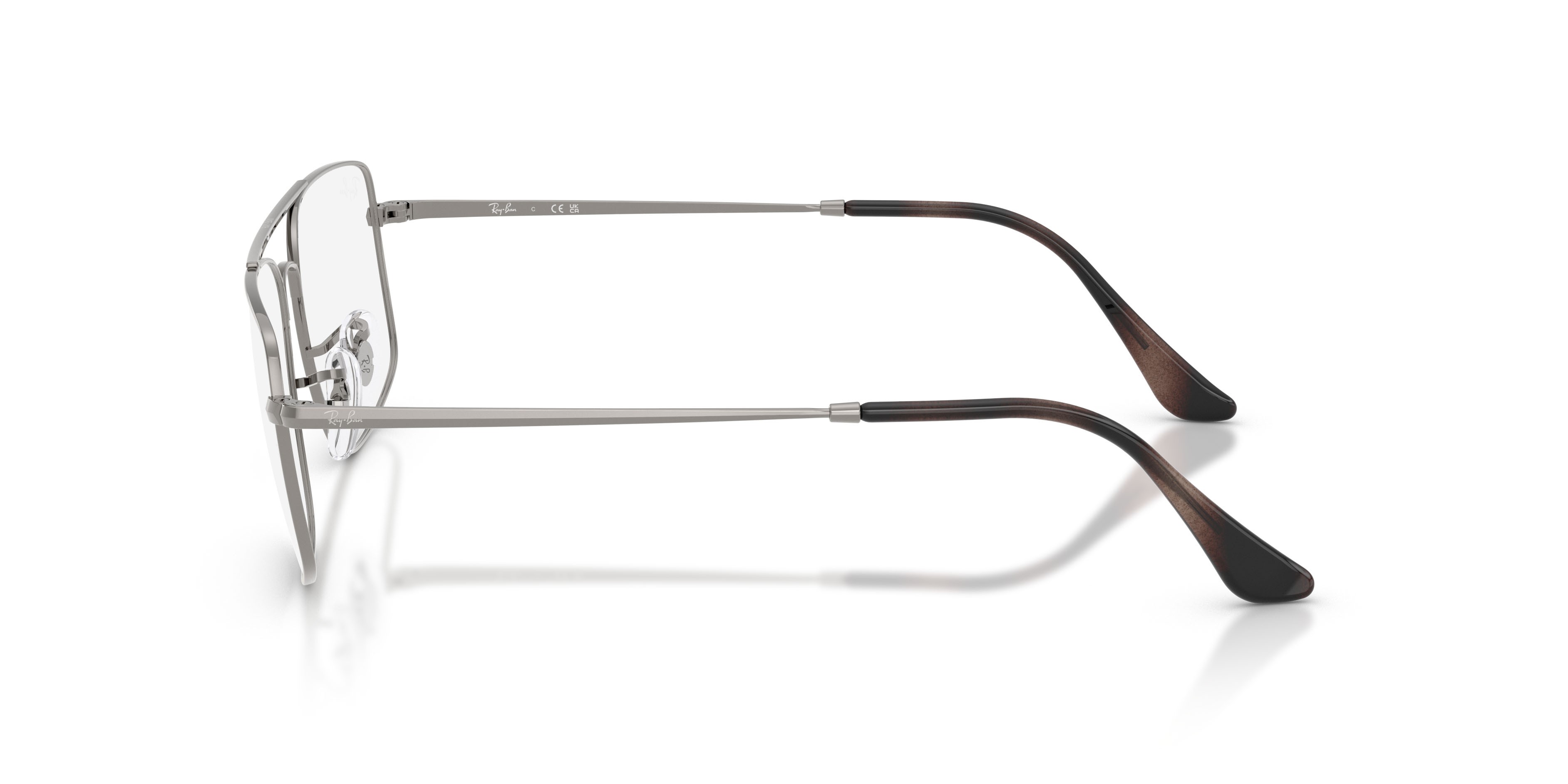 Occhiali da vista Ray-Ban RX 6579 (2502) - RB 6579 2502 colore gunmetal forma quadrato lenti trasparente